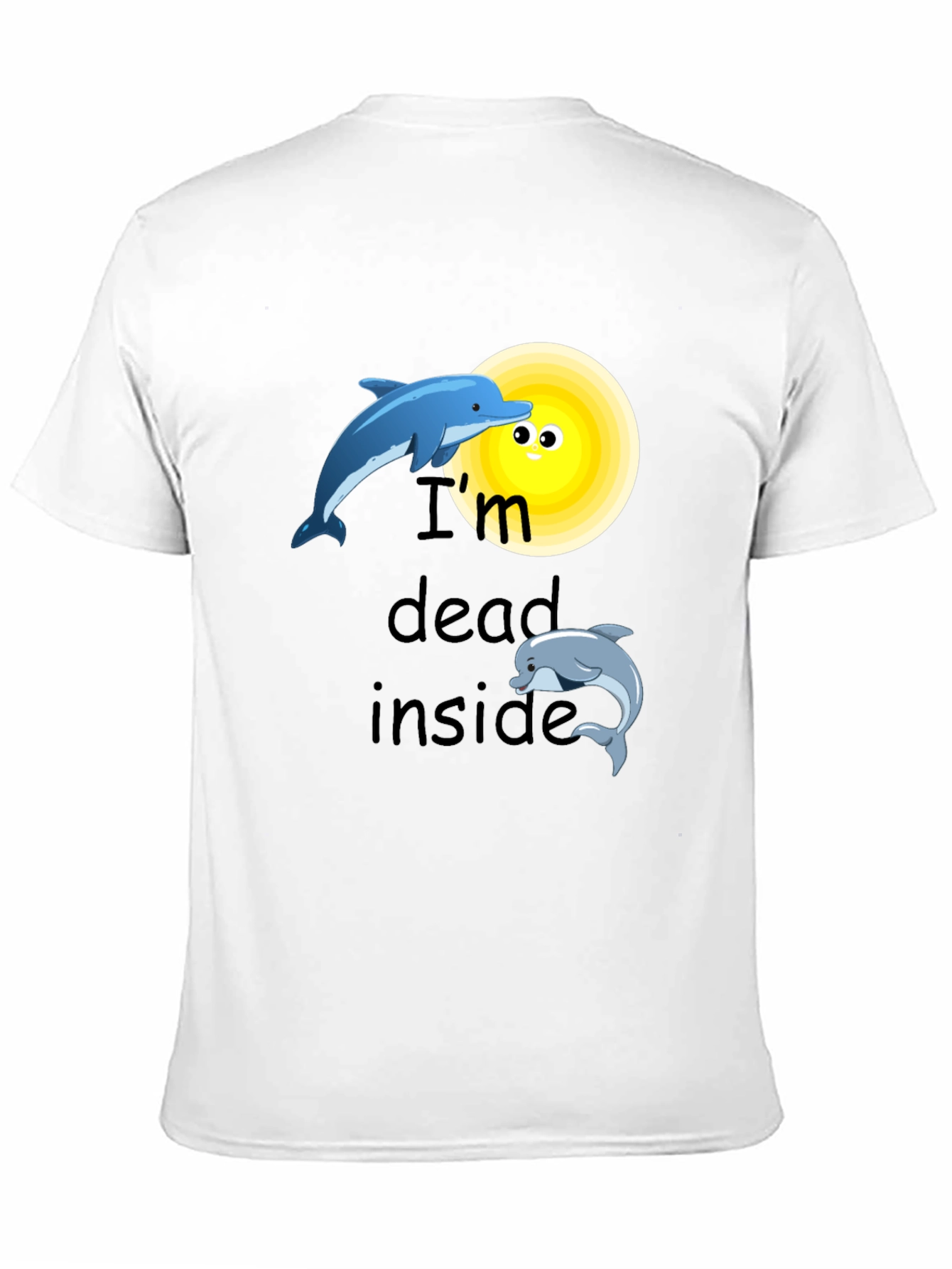 Im Dead Inside Dolphin Graphic Tee