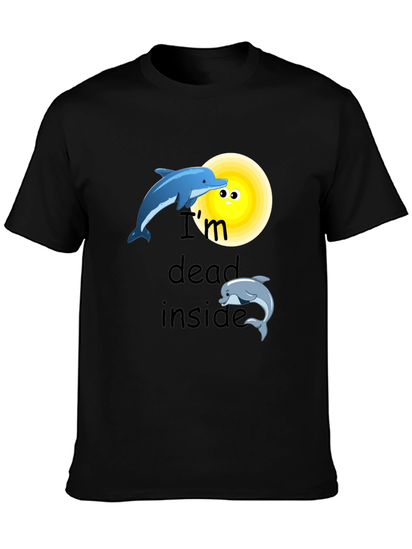 Im Dead Inside Dolphin Graphic Tee