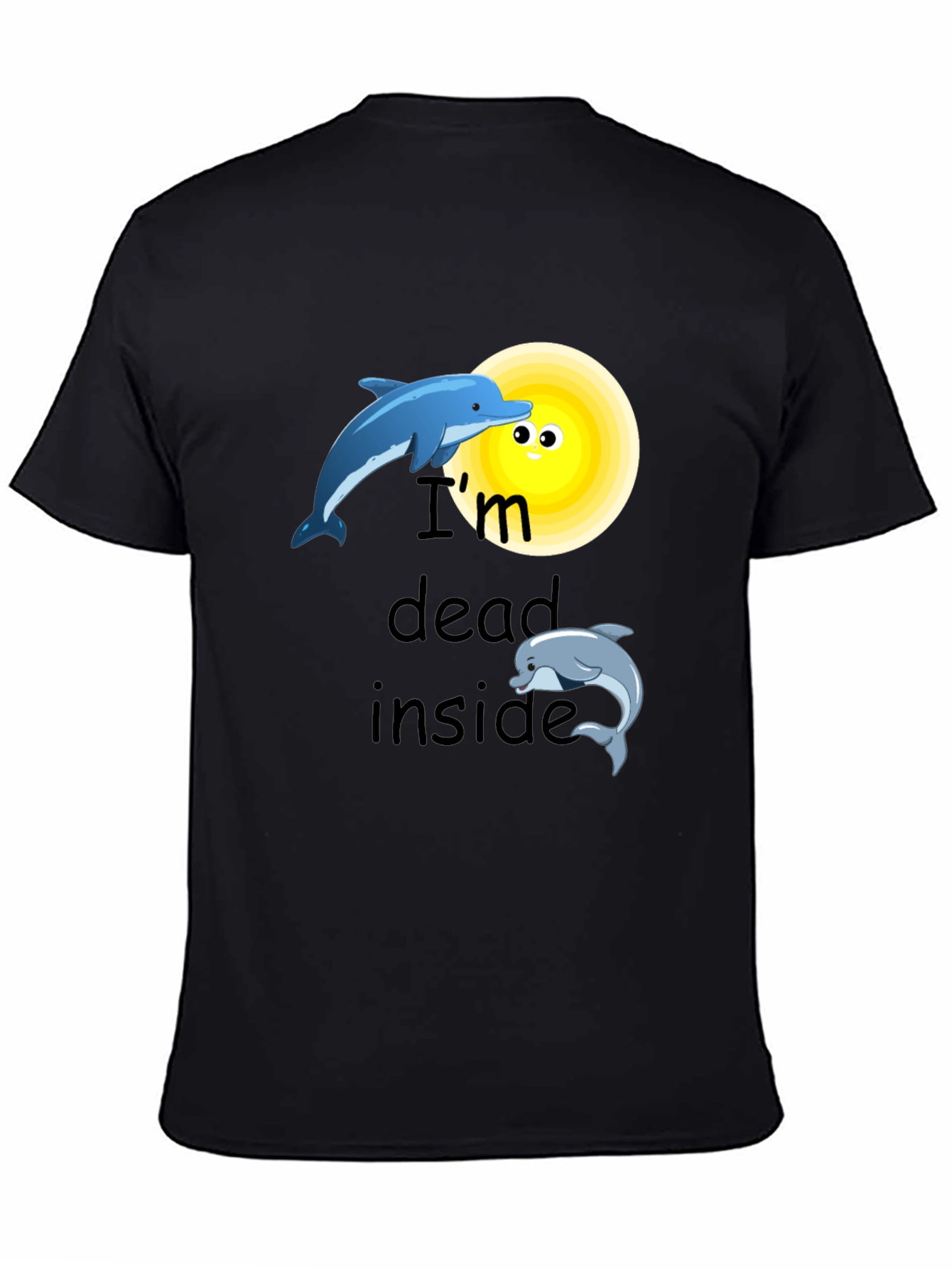 Im Dead Inside Dolphin Graphic Tee