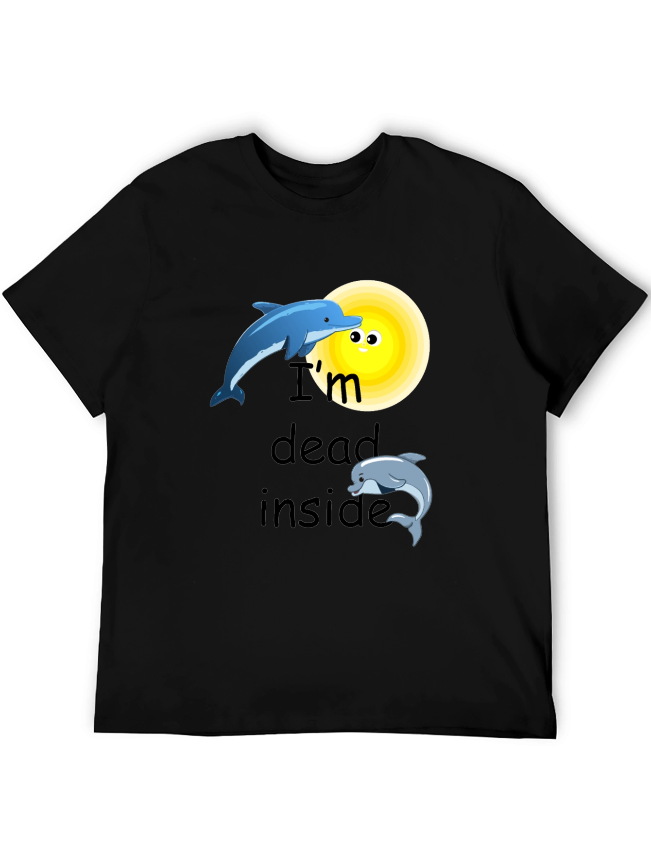 Im Dead Inside Dolphin Graphic Tee