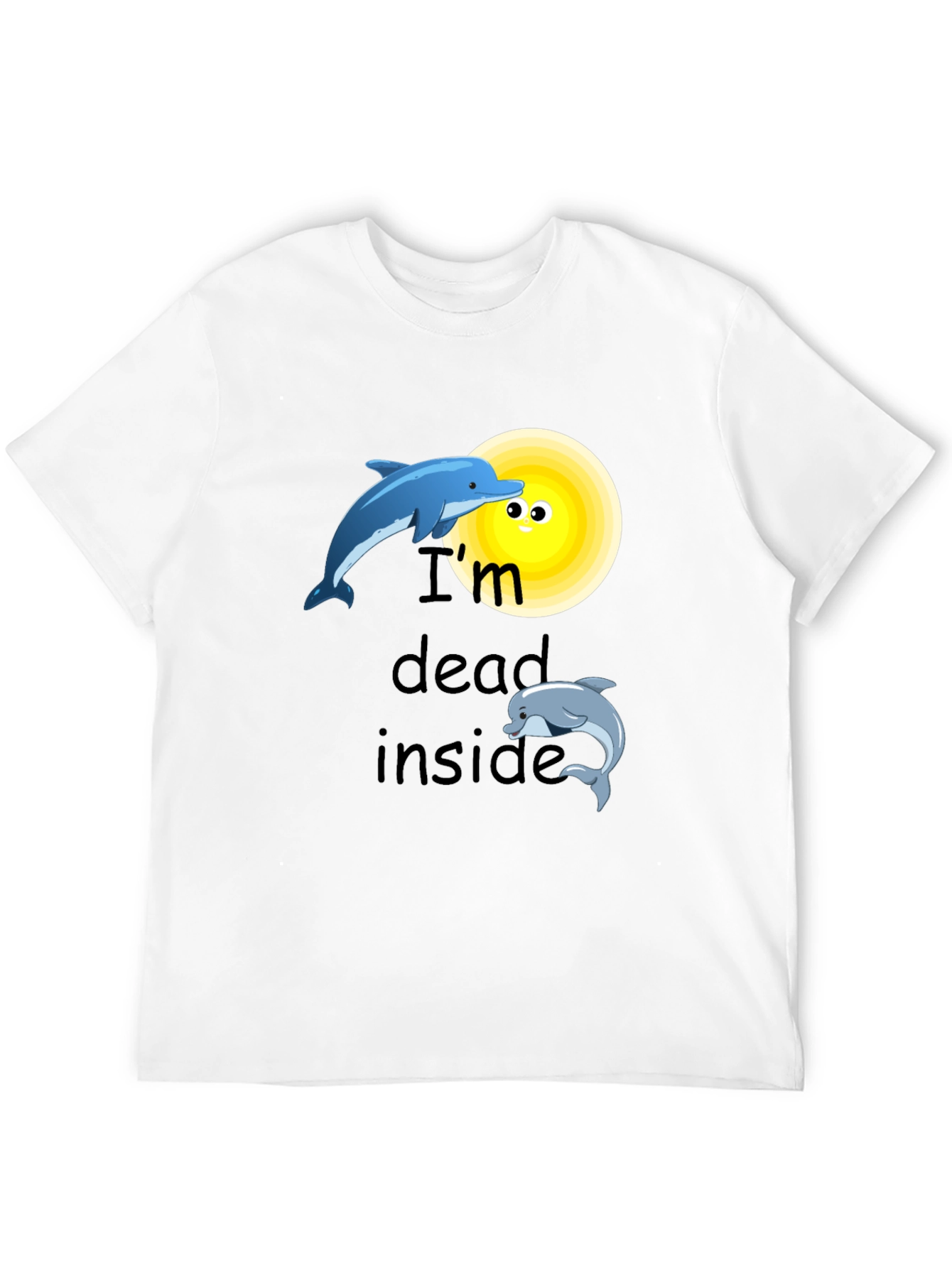 Im Dead Inside Dolphin Graphic Tee
