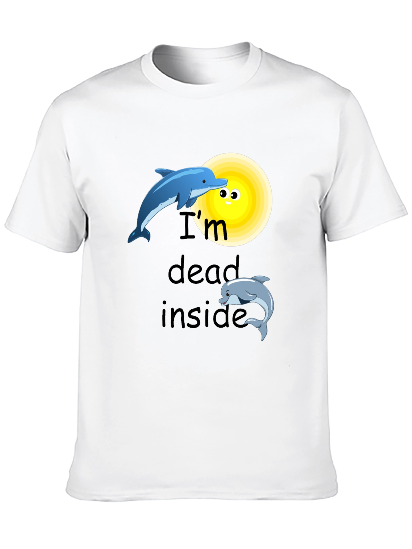 Im Dead Inside Dolphin Graphic Tee