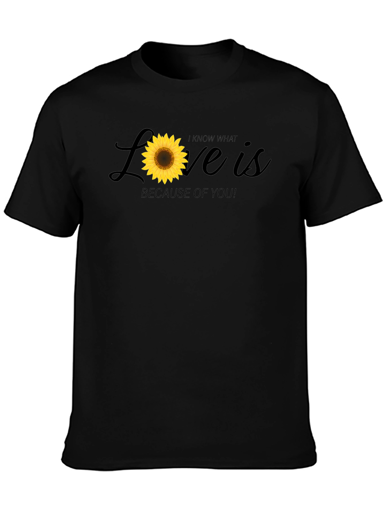 Sunflower Love Graphic T-Shirt