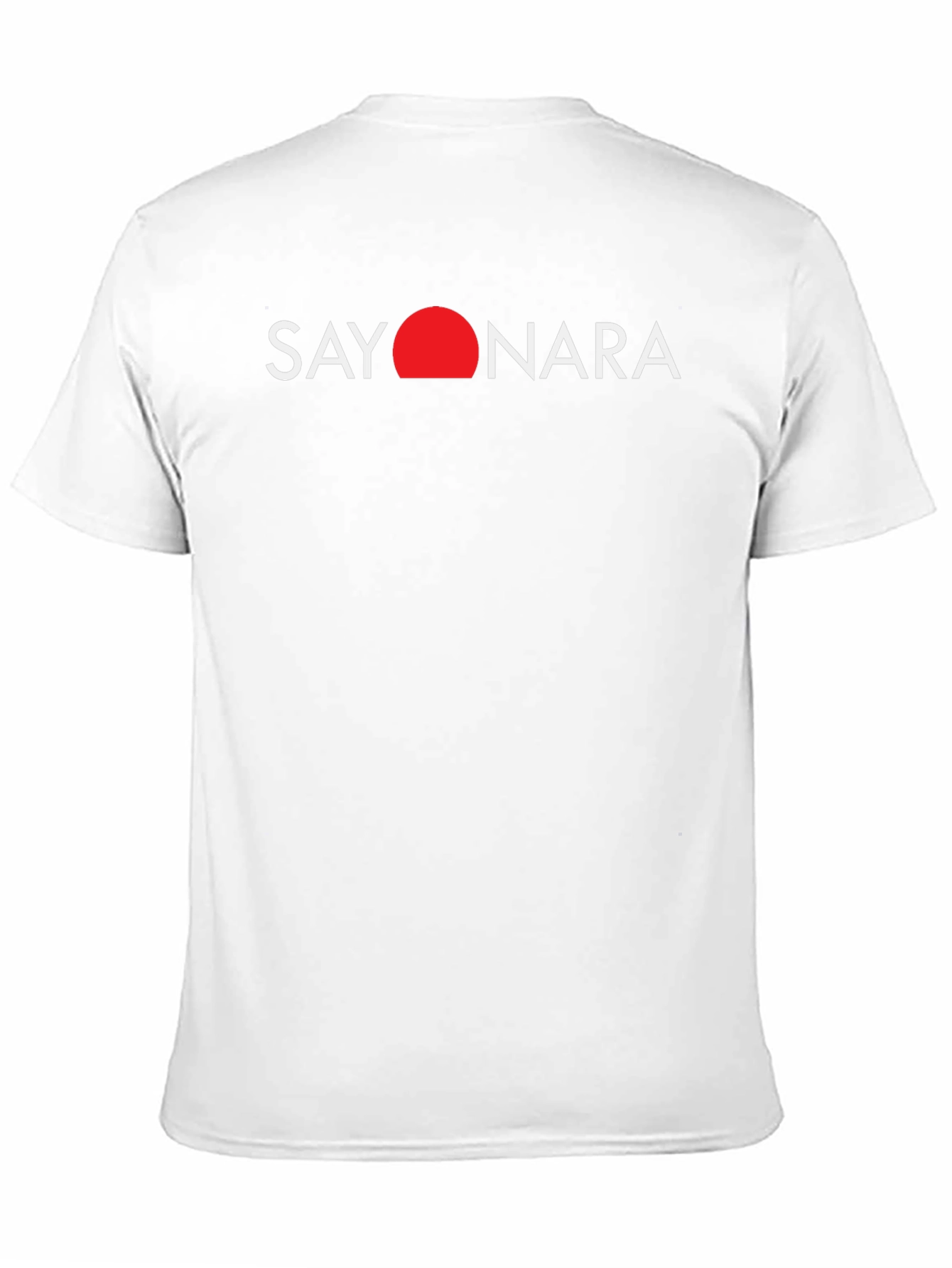 Sayonara Graphic Tee - Black Casual T-Shirt