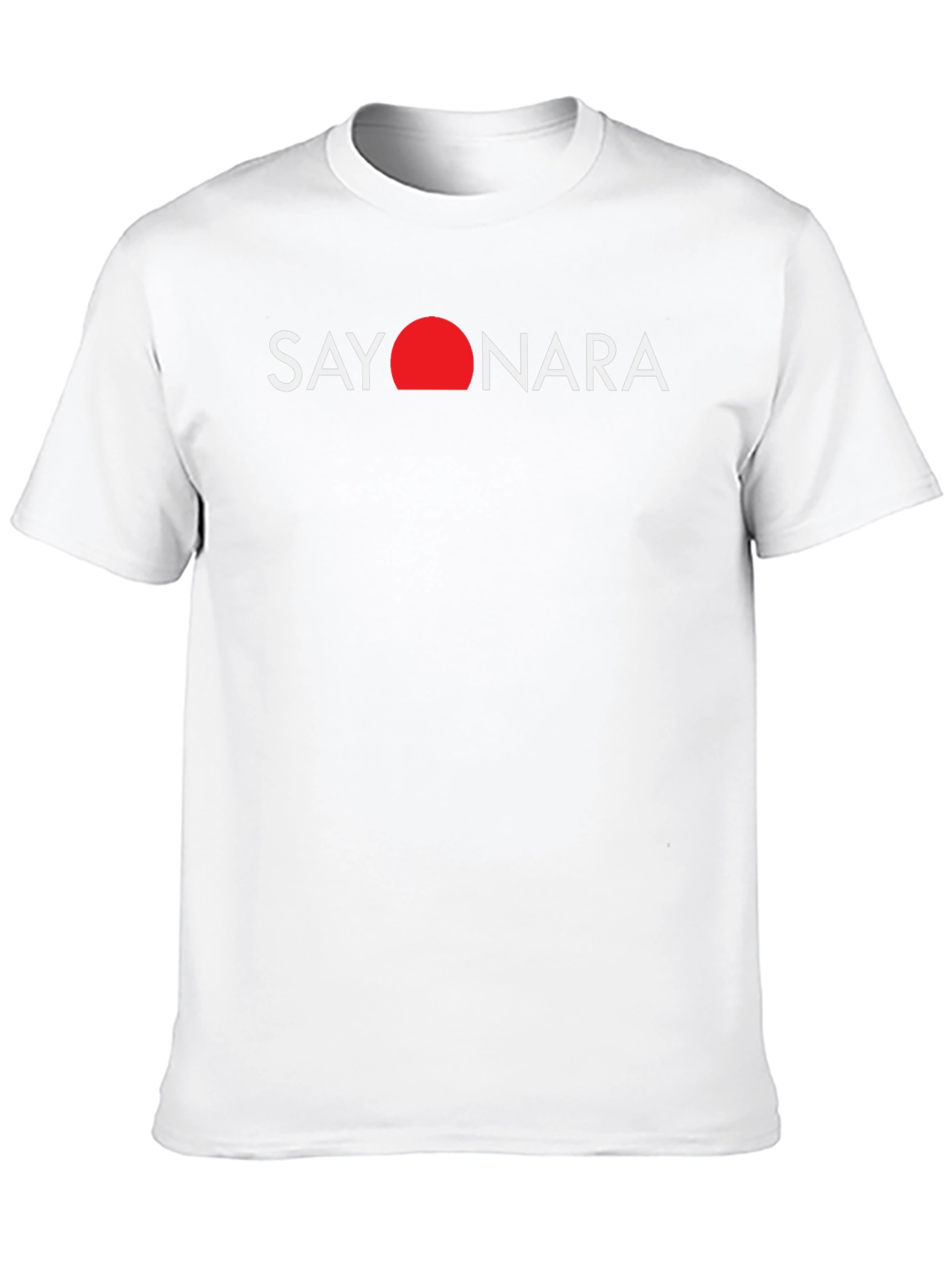 Sayonara Graphic Tee - Black Casual T-Shirt