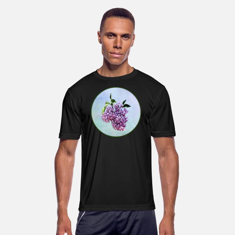 Delicate Pink Lilacs With Background