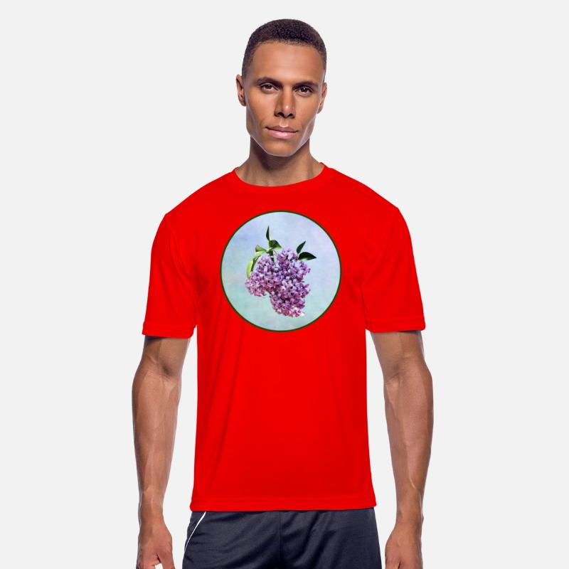 Delicate Pink Lilacs With Background