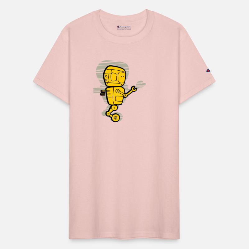 delivery robot in yellow and black color scheme