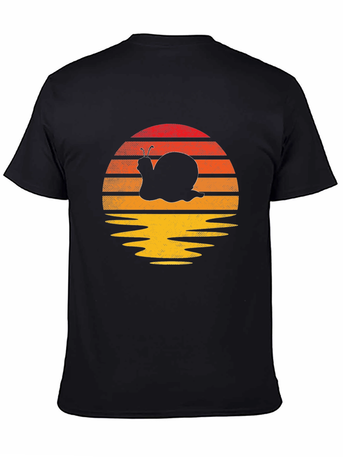 Snail Sunset T-Shirt - Unique Graphic Tee
