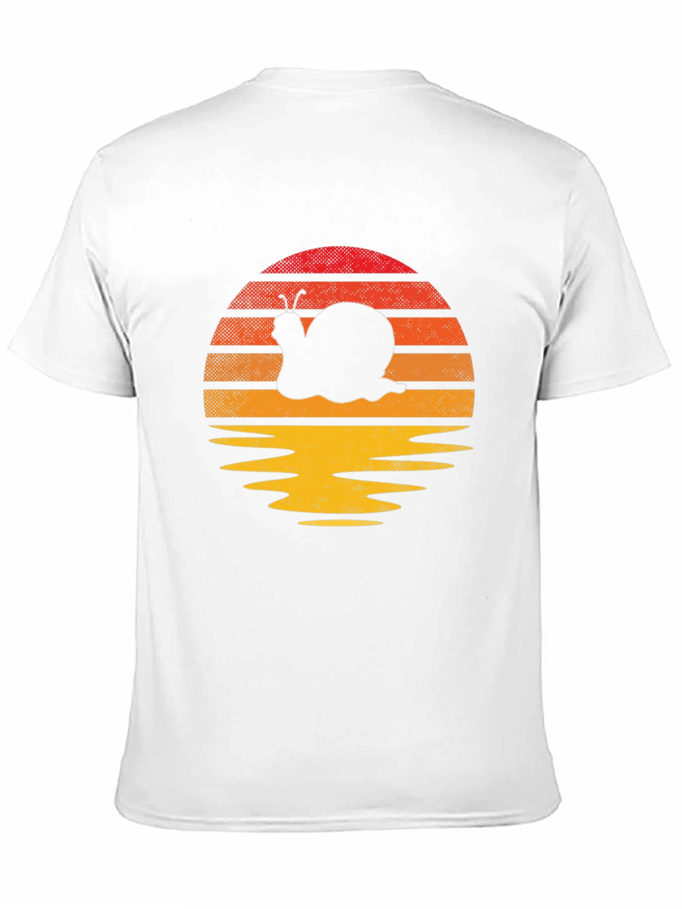Snail Sunset T-Shirt - Unique Graphic Tee