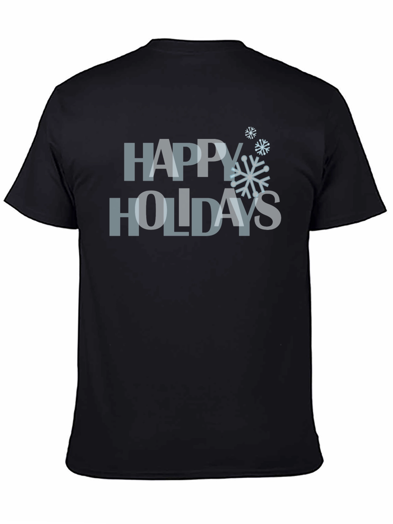Happy Holidays Graphic T-Shirt - Festive Holiday Tee