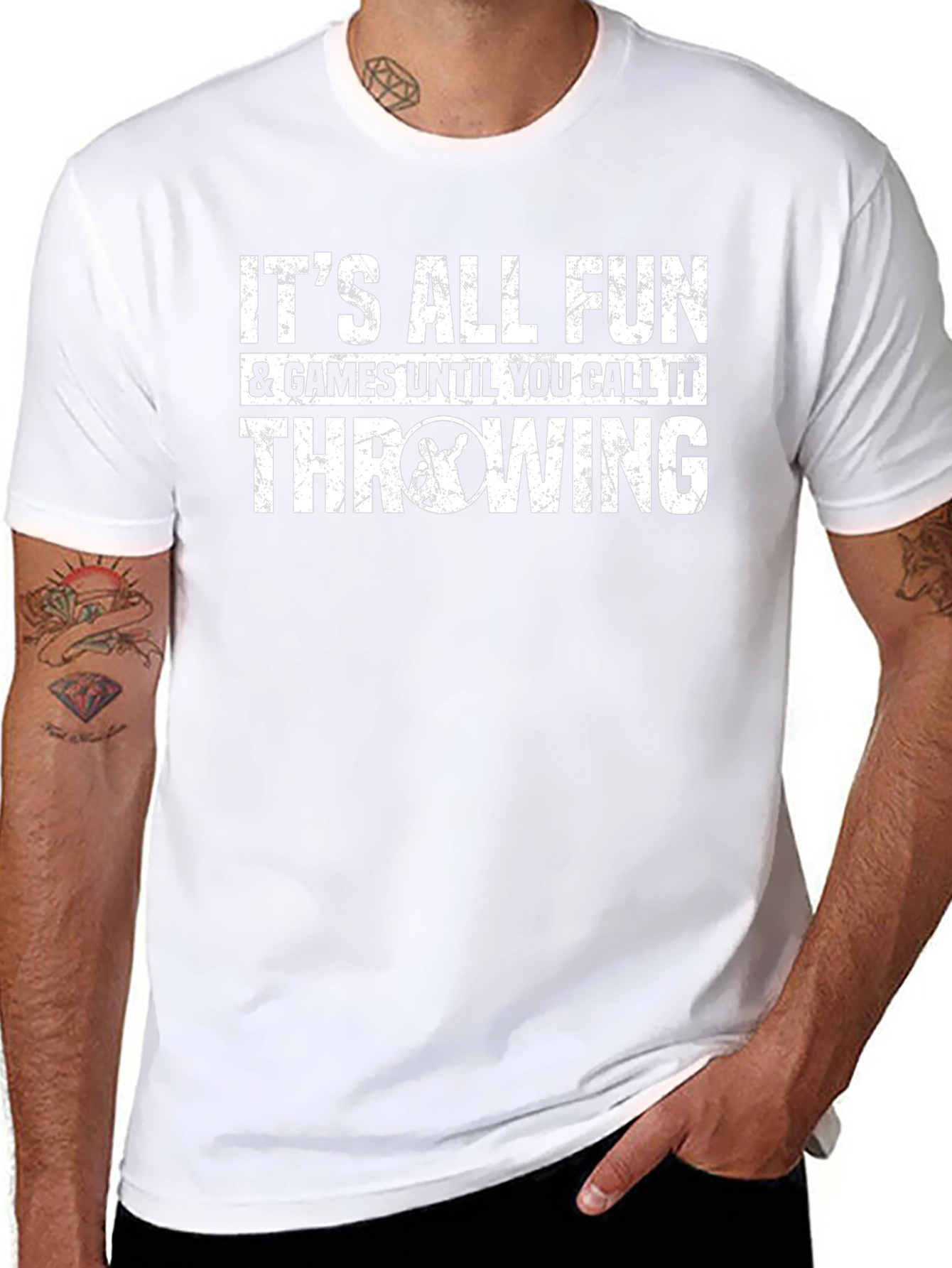 Funny Throwing Games T-Shirt for Gamers