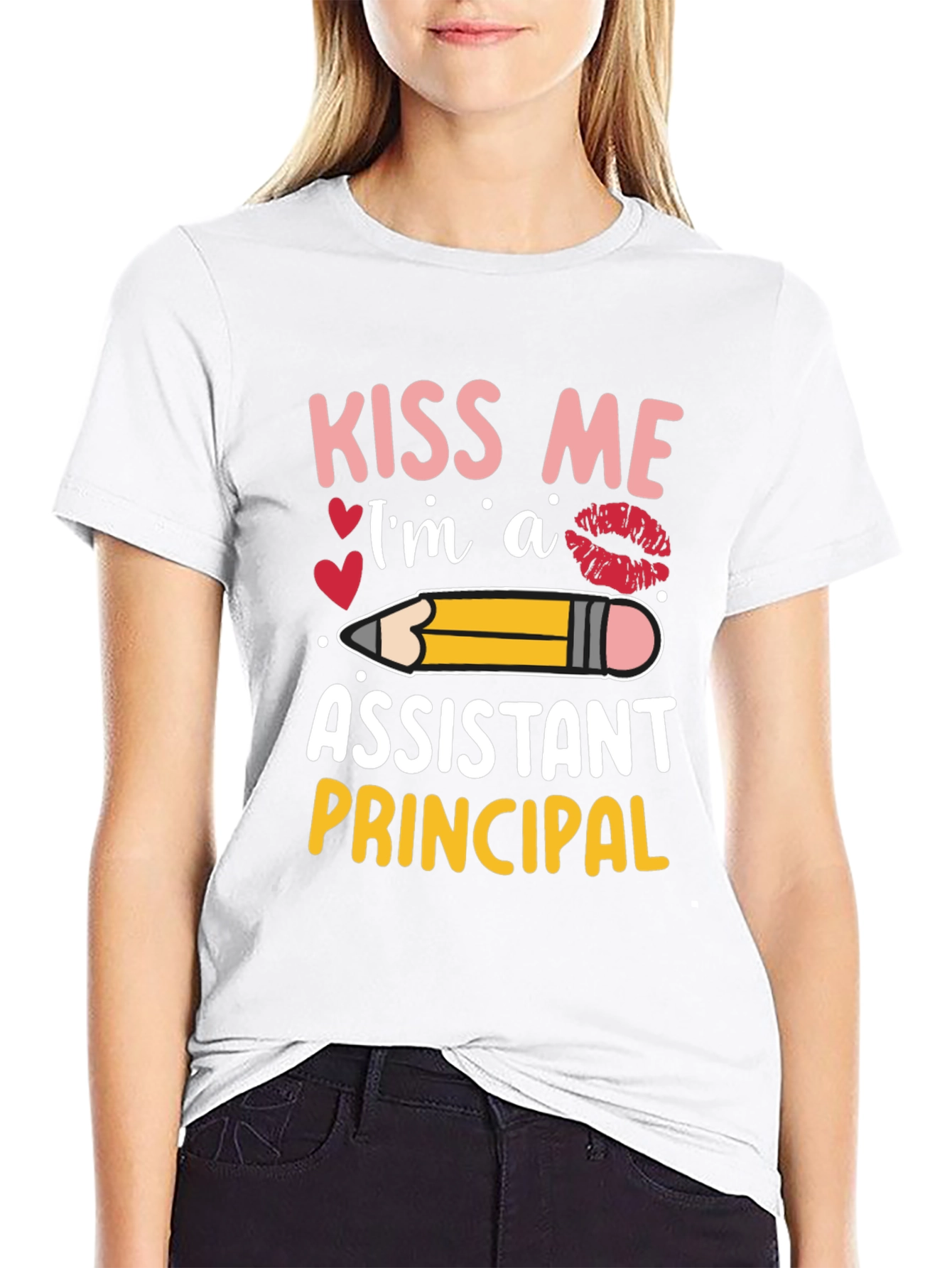 Kiss Me Assistant Principal Graphic Tee