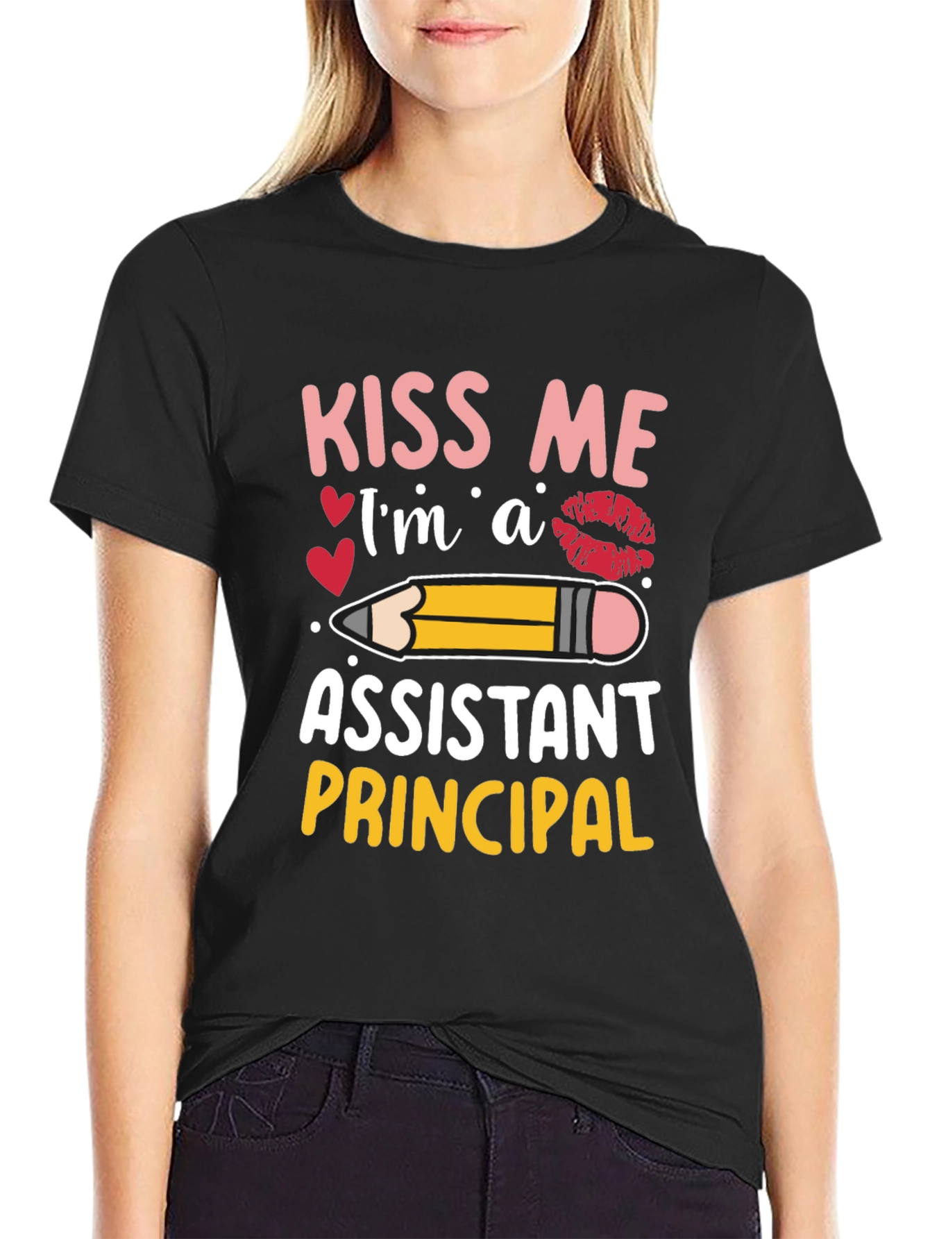 Kiss Me Assistant Principal Graphic Tee