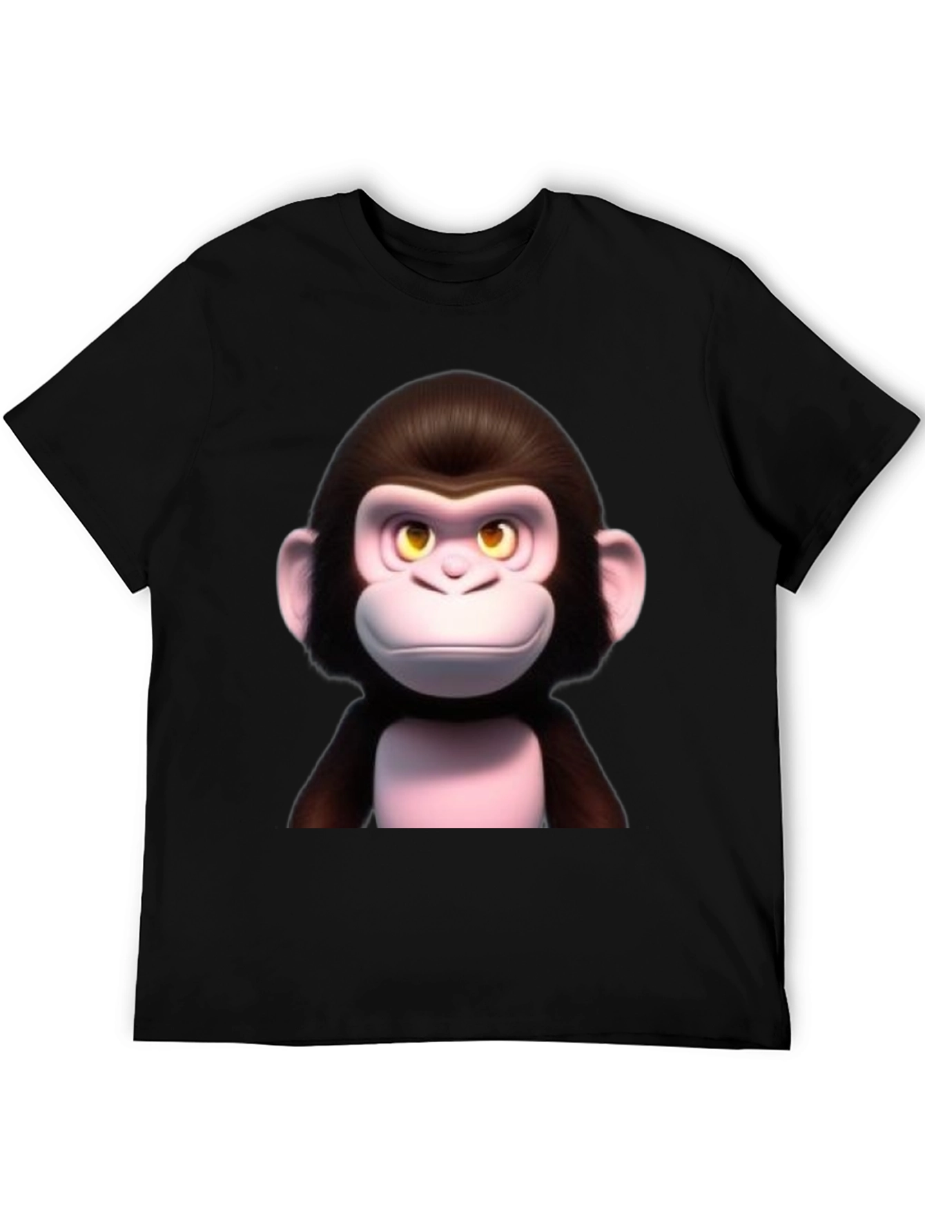 Monkey Graphic Tee - Crew Neck T-Shirt