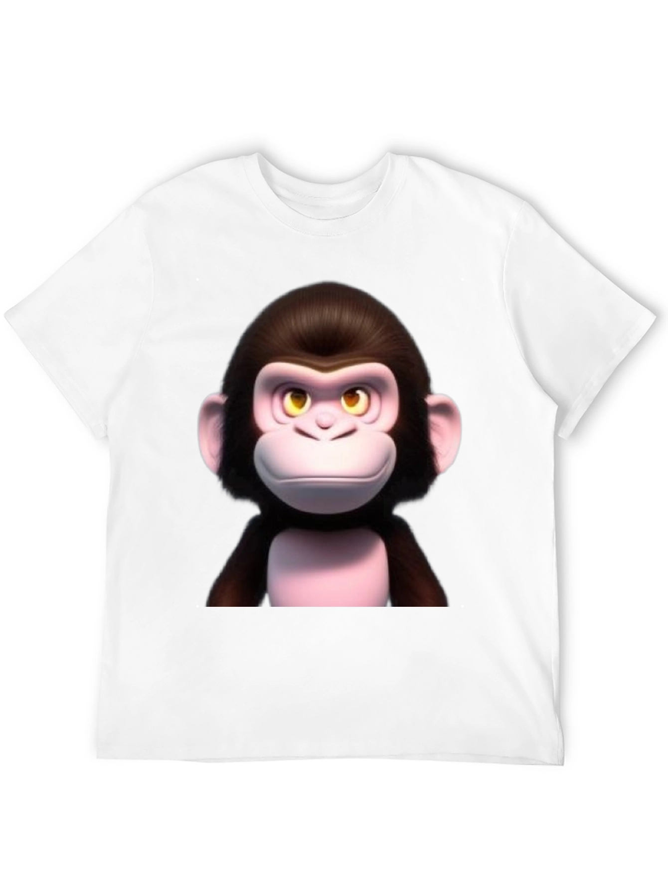 Monkey Graphic Tee - Crew Neck T-Shirt