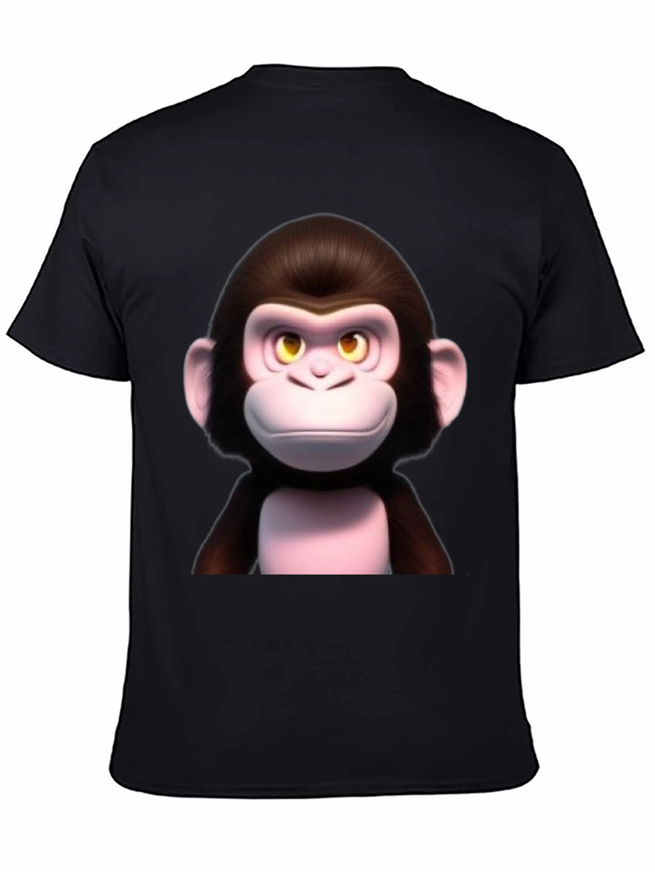 Monkey Graphic Tee - Crew Neck T-Shirt