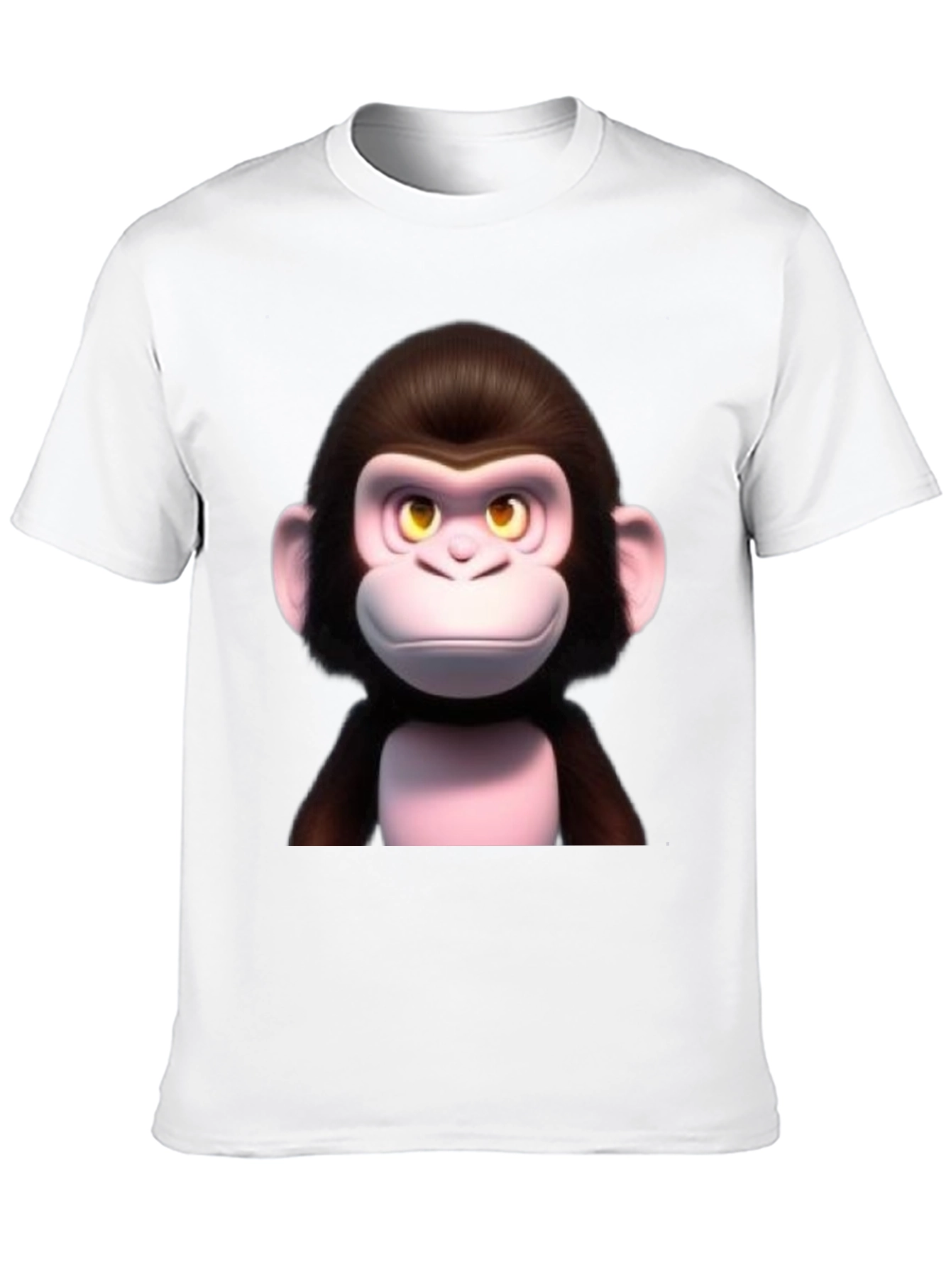 Monkey Graphic Tee - Crew Neck T-Shirt