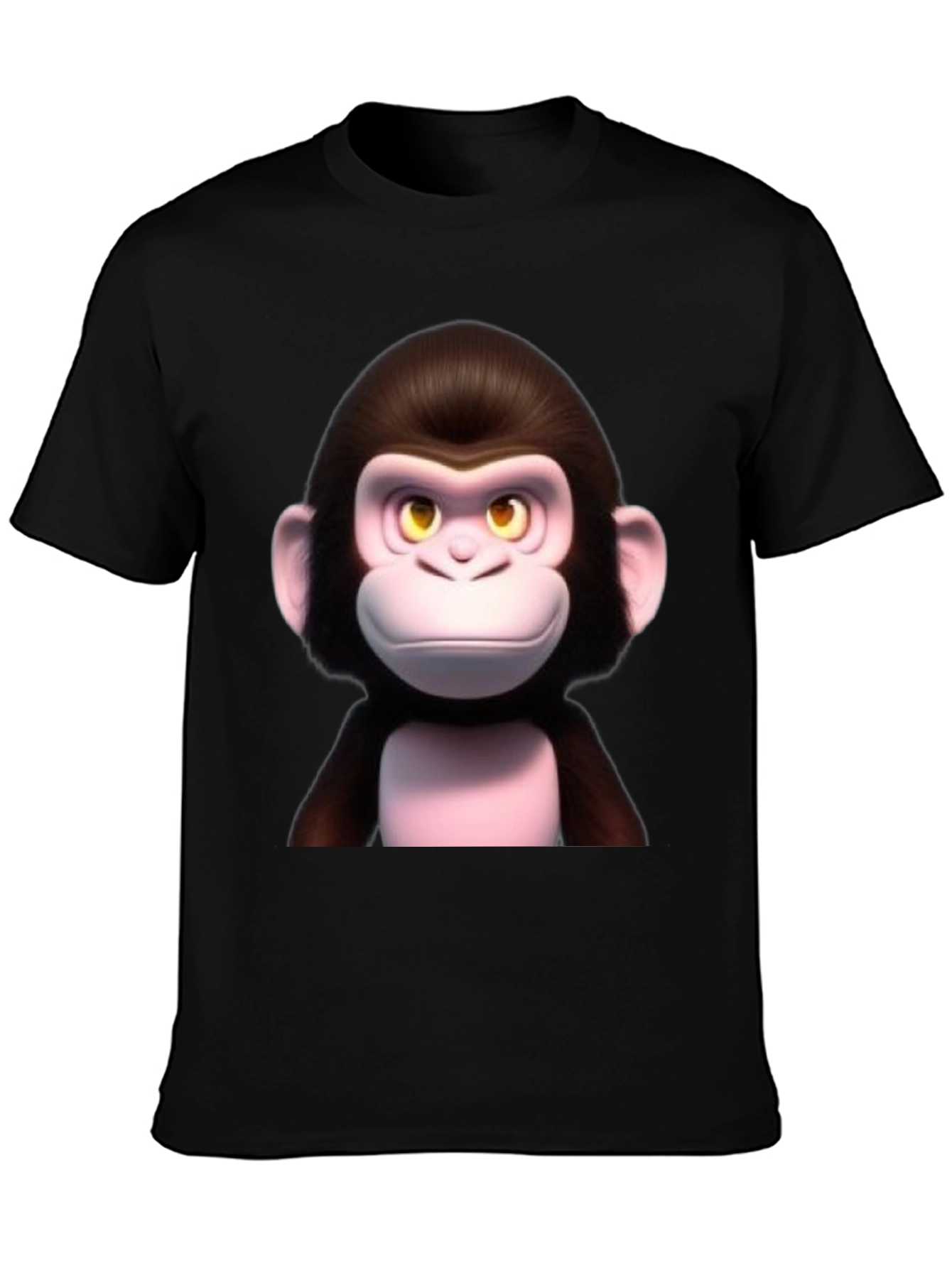 Monkey Graphic Tee - Crew Neck T-Shirt