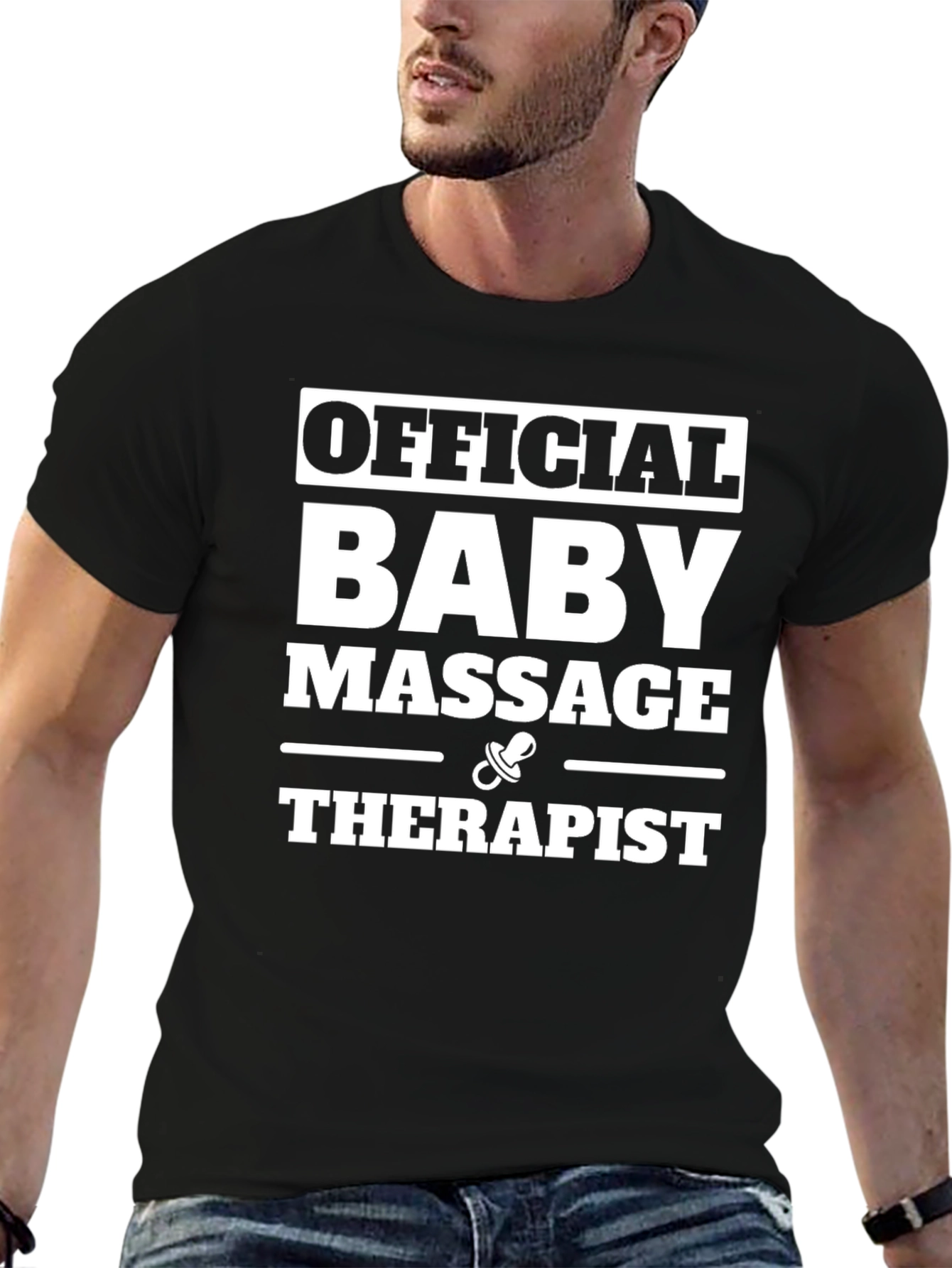 Official Baby Massage Therapist T-Shirt - Funny Tee