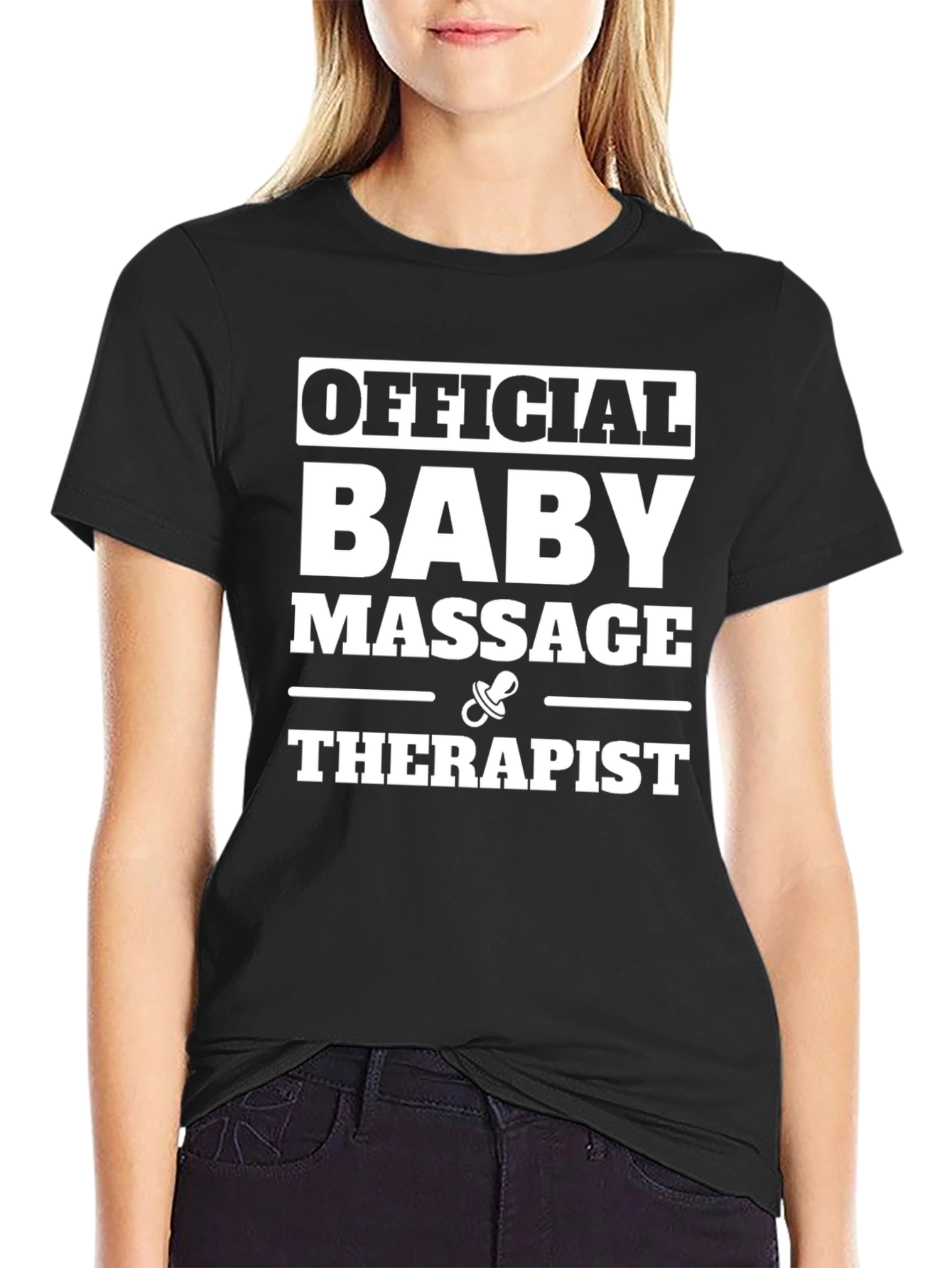 Official Baby Massage Therapist T-Shirt - Funny Tee