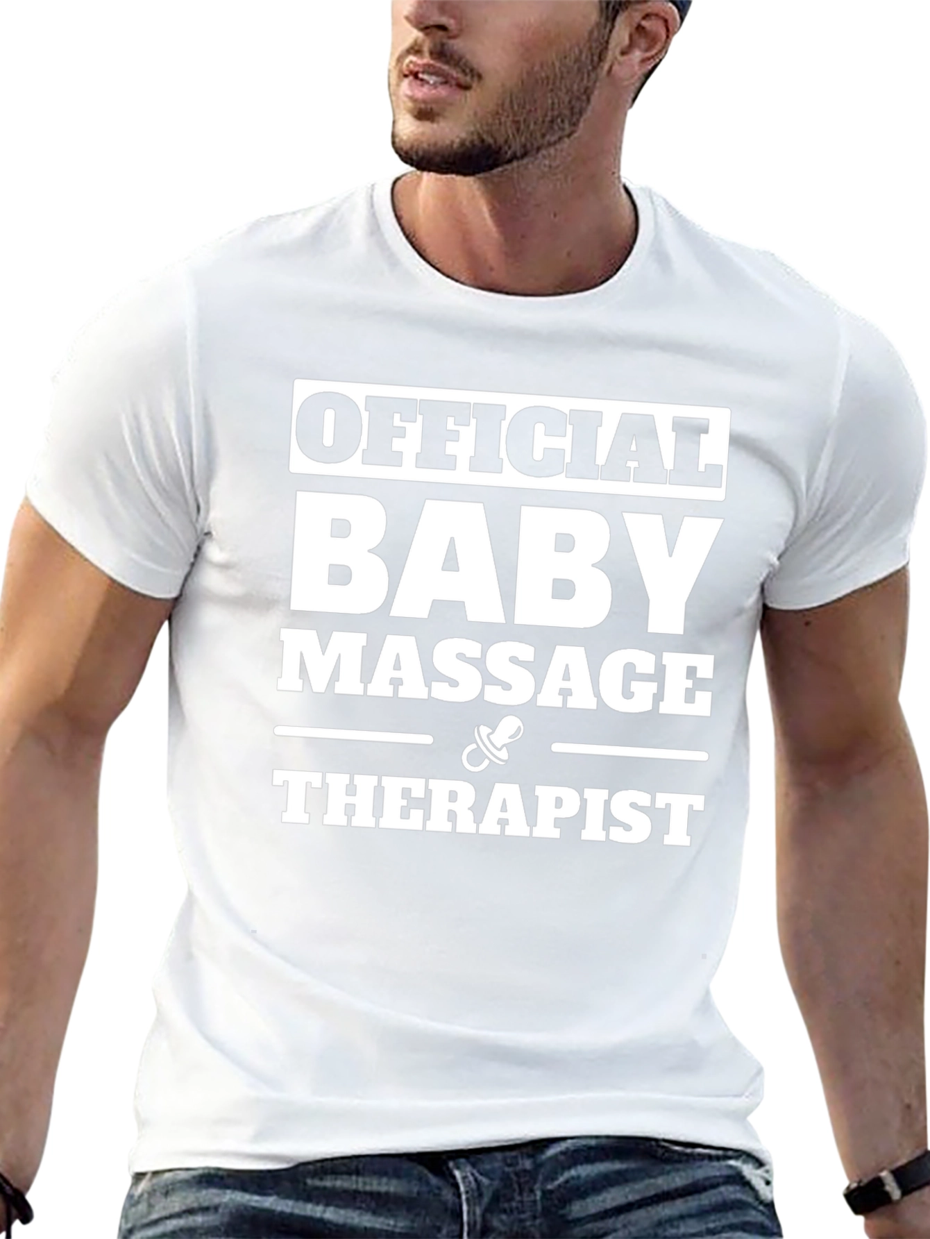 Official Baby Massage Therapist T-Shirt - Funny Tee