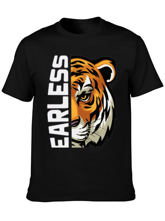 Fearless Tiger Graphic T-Shirt - Bold Design