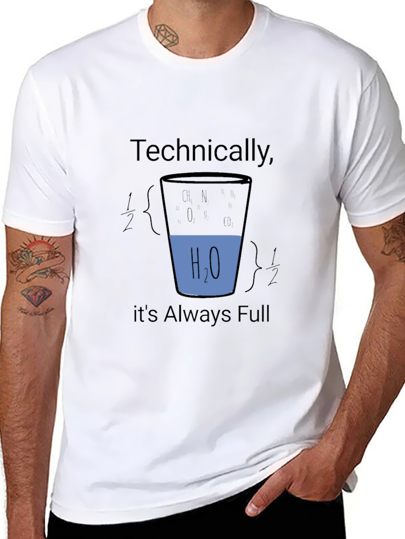 Technically Always Full Science T-Shirt