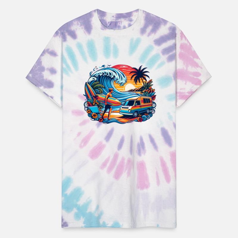 Digital Nomad Vanlife Surfer