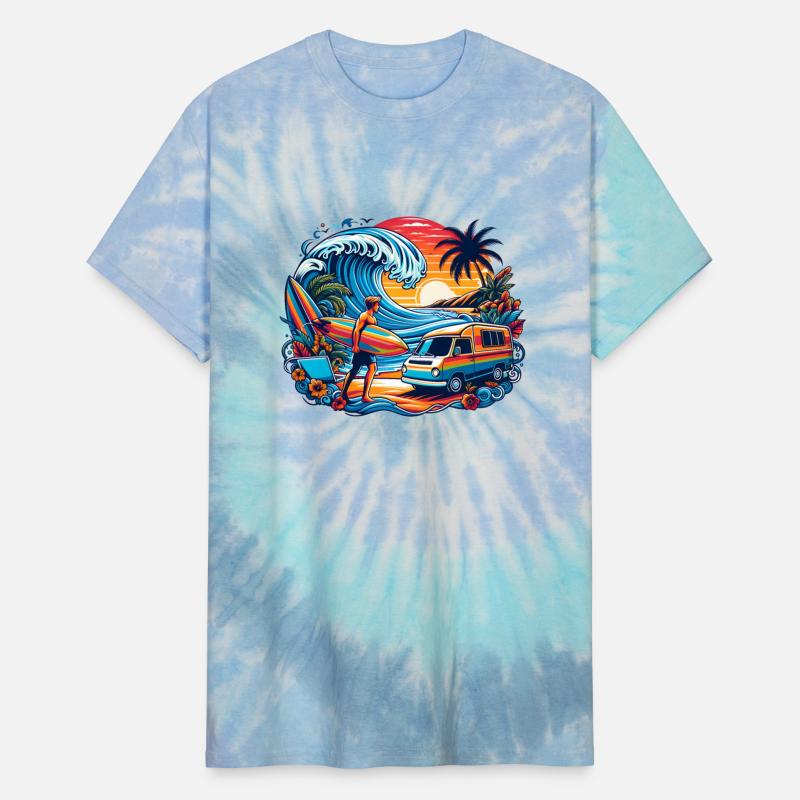 Digital Nomad Vanlife Surfer