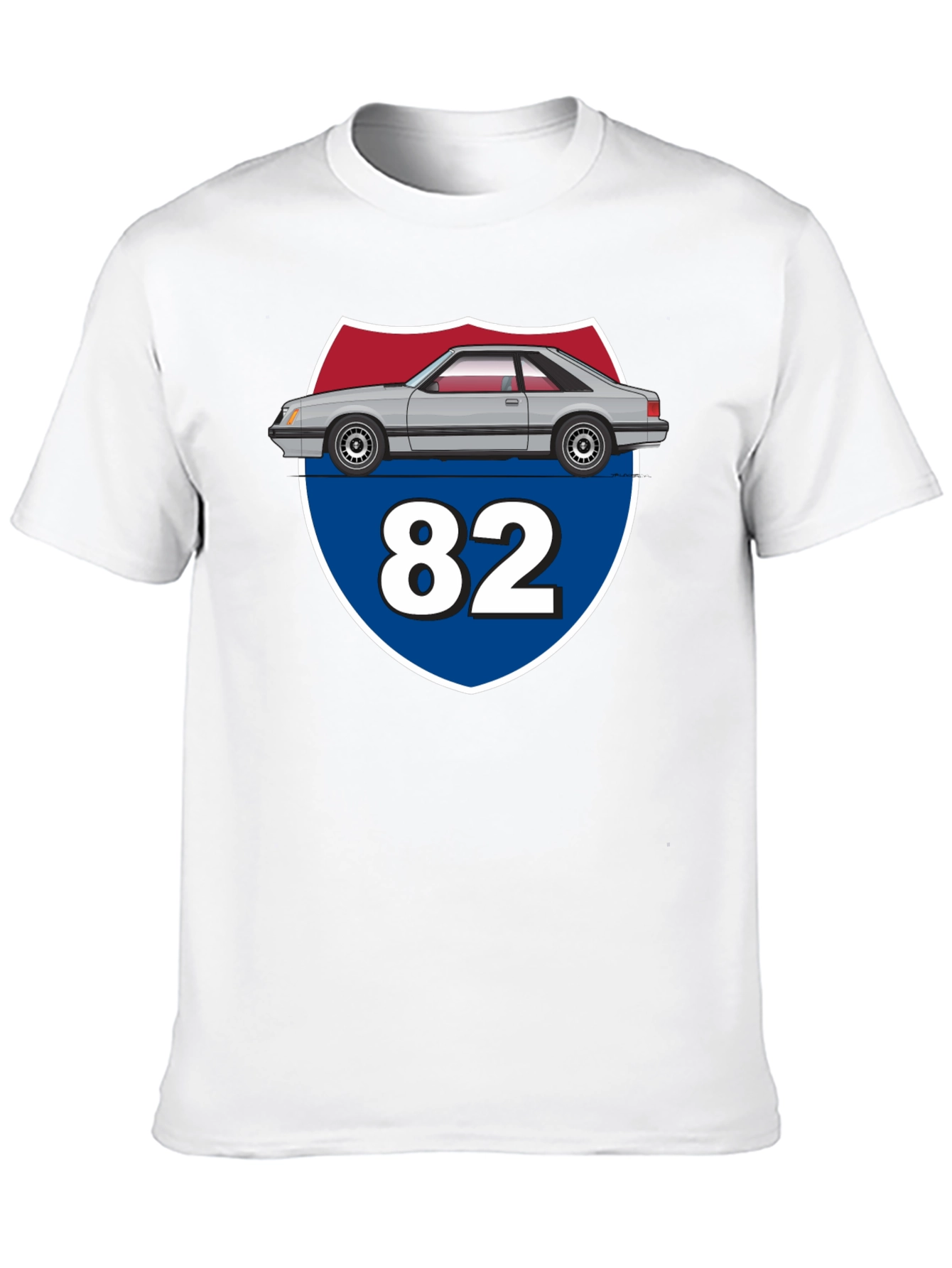 Foxbody Mustang Route 82 T-Shirt