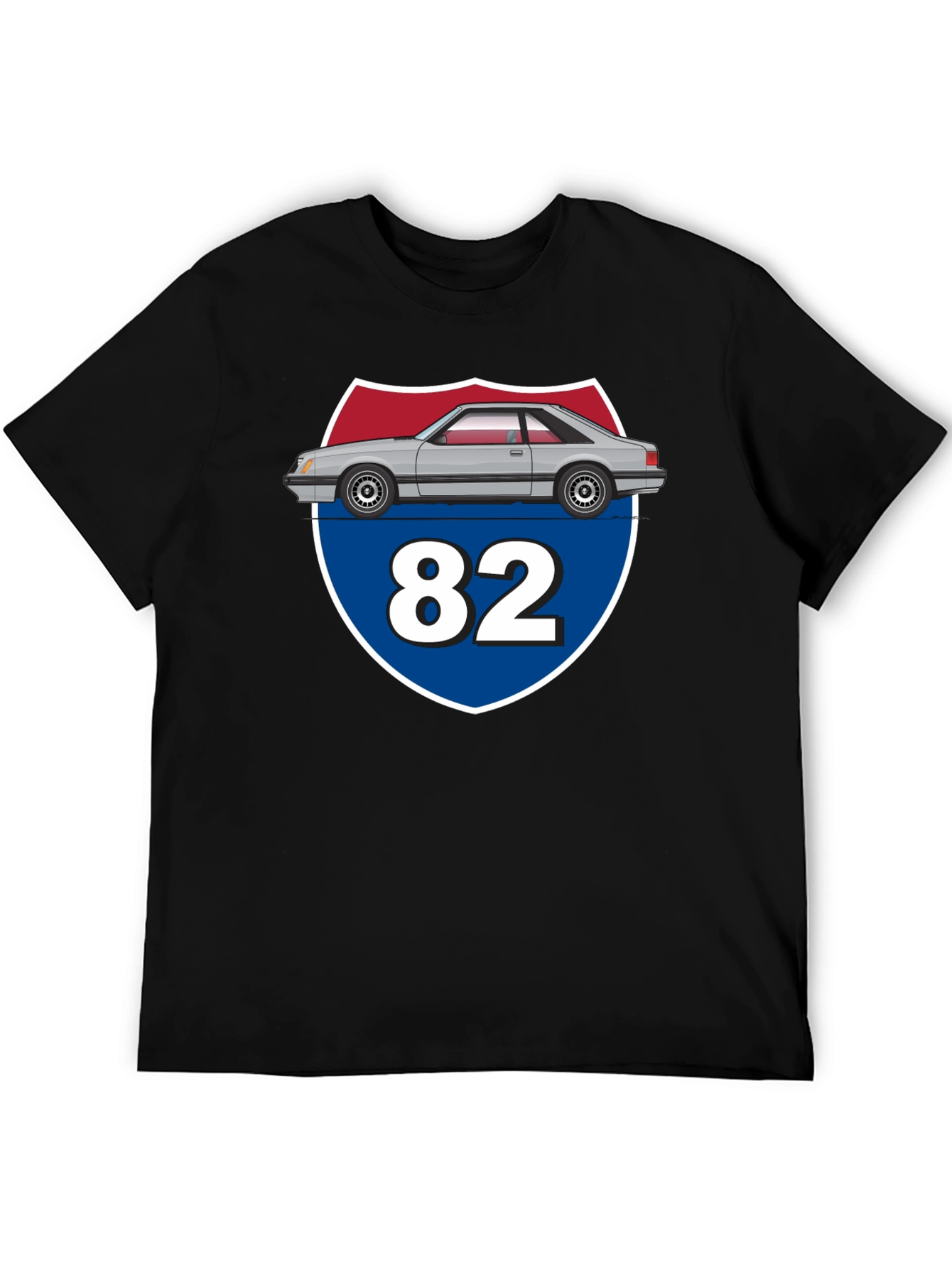 Foxbody Mustang Route 82 T-Shirt