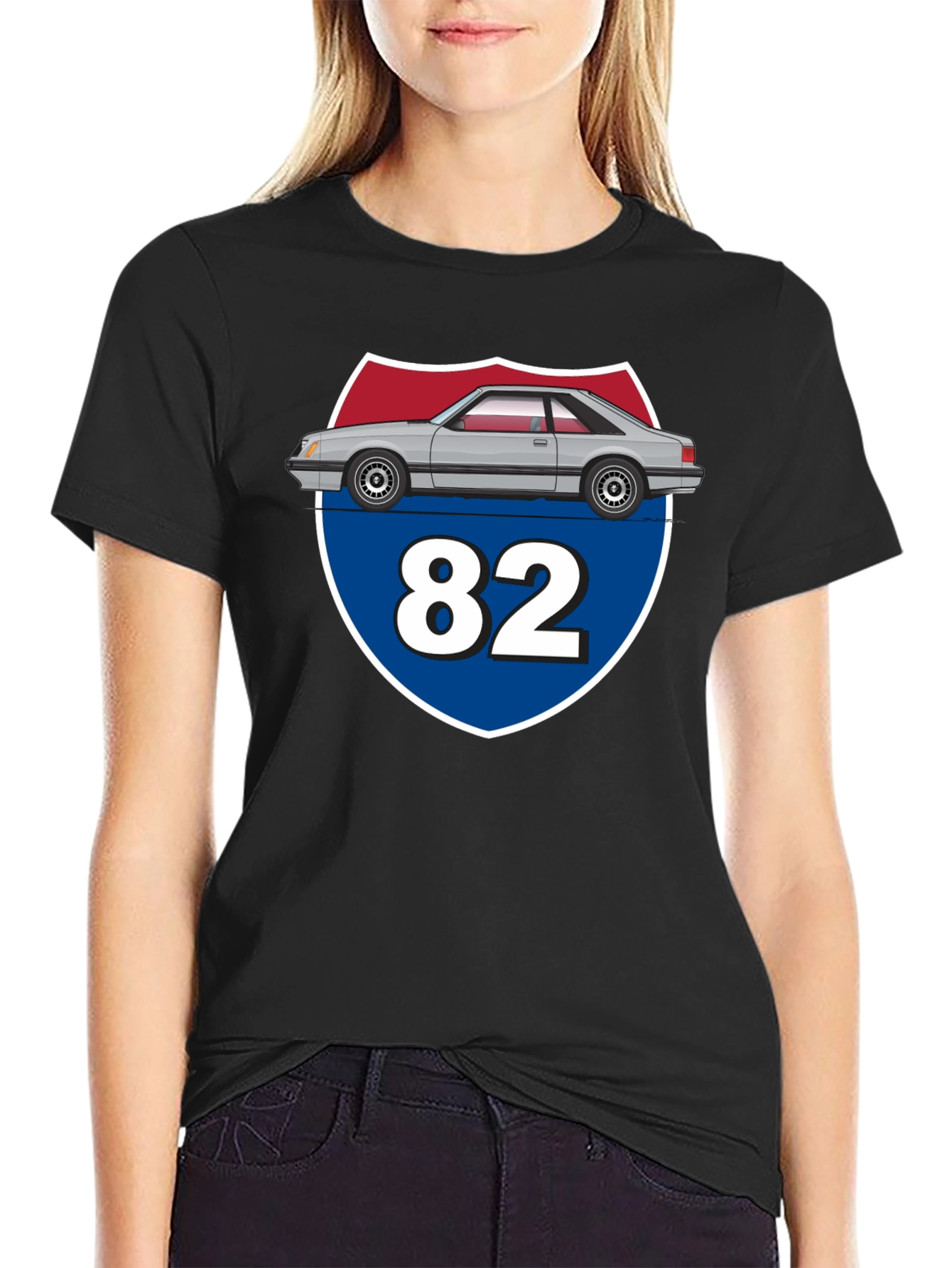 Foxbody Mustang Route 82 T-Shirt