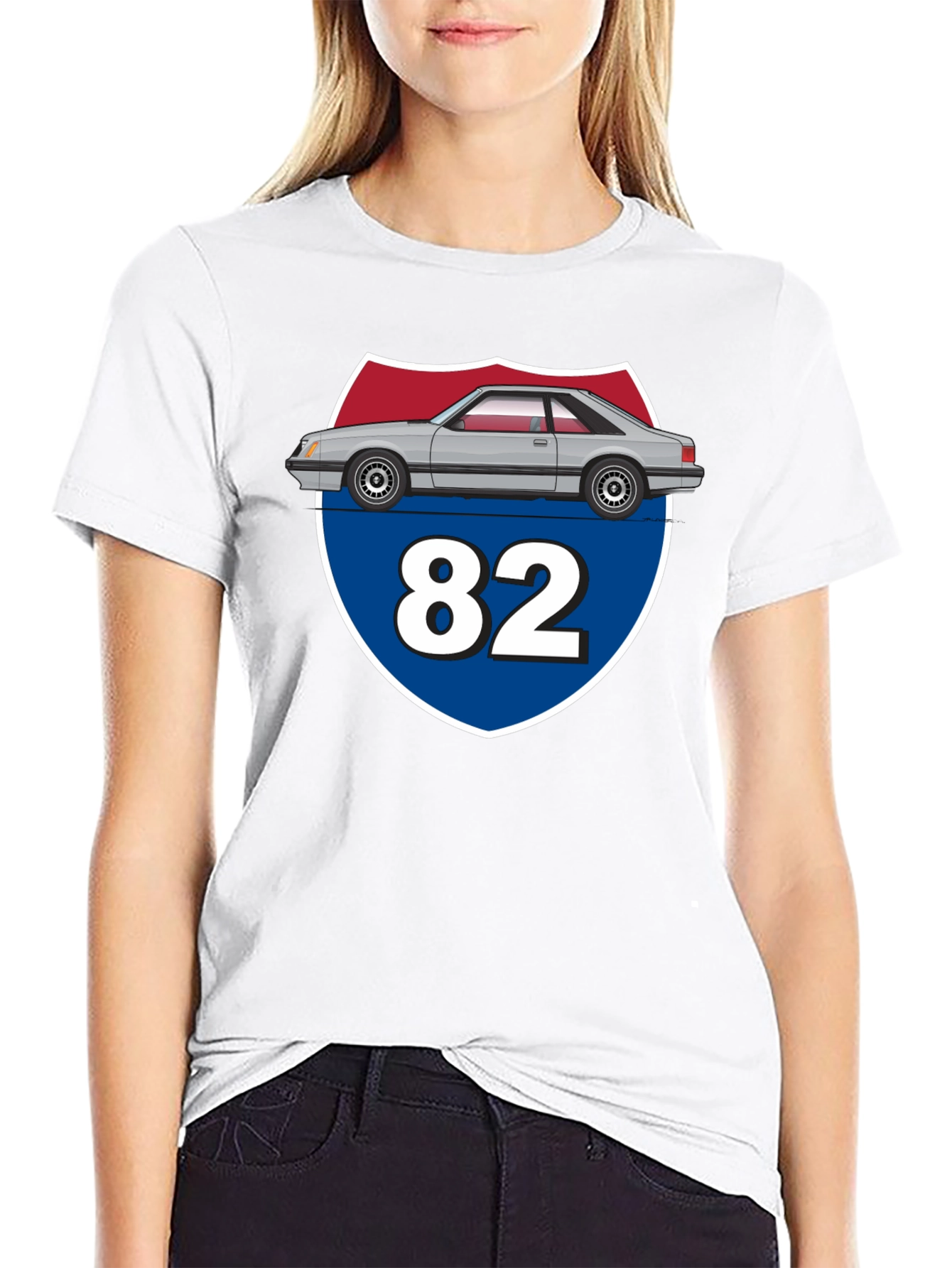 Foxbody Mustang Route 82 T-Shirt