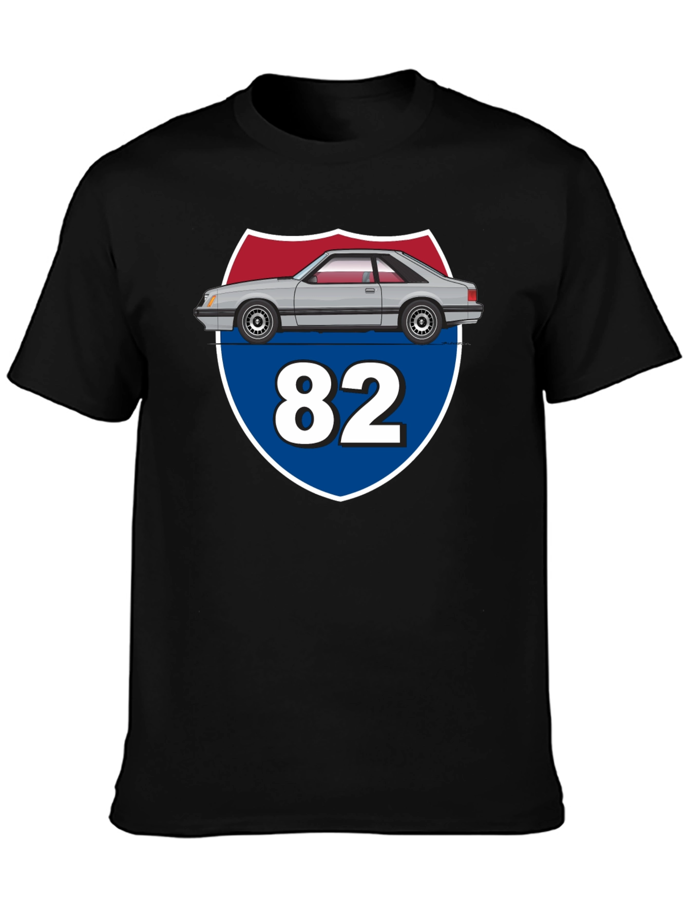 Foxbody Mustang Route 82 T-Shirt