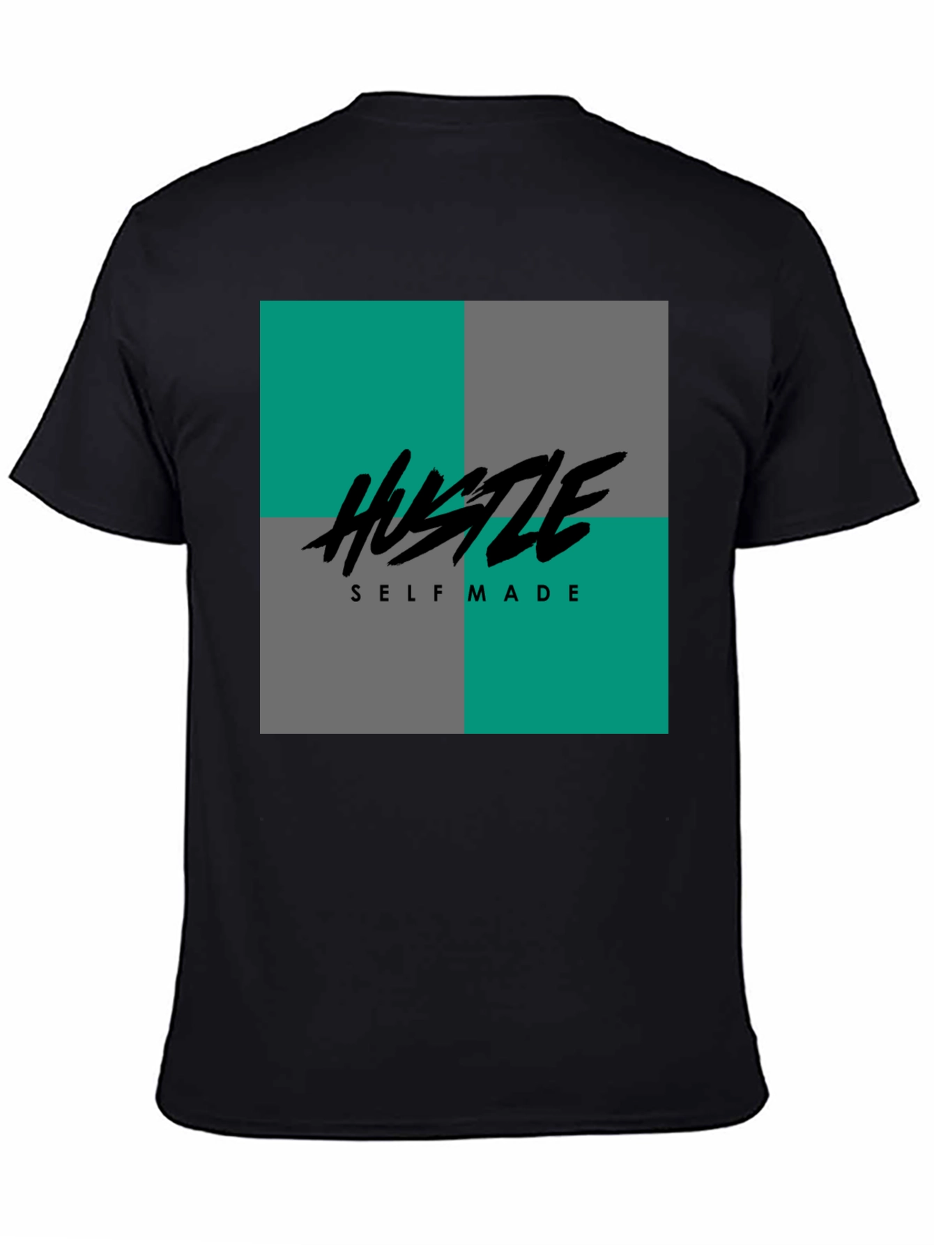 Hustle Self Made Graphic Tee - Black T-Shirt