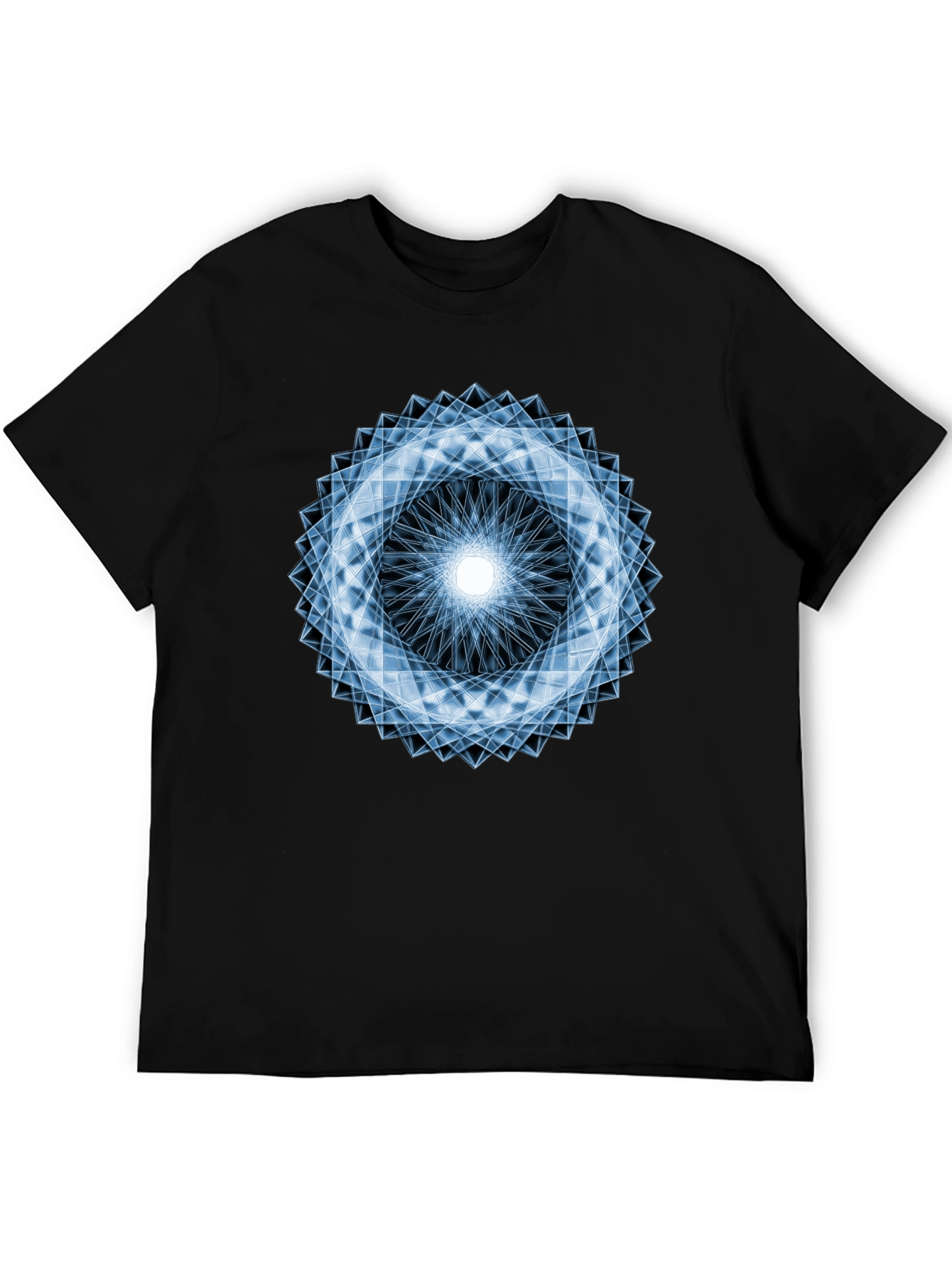 Geometric Lightburst Graphic Tee - Modern Design