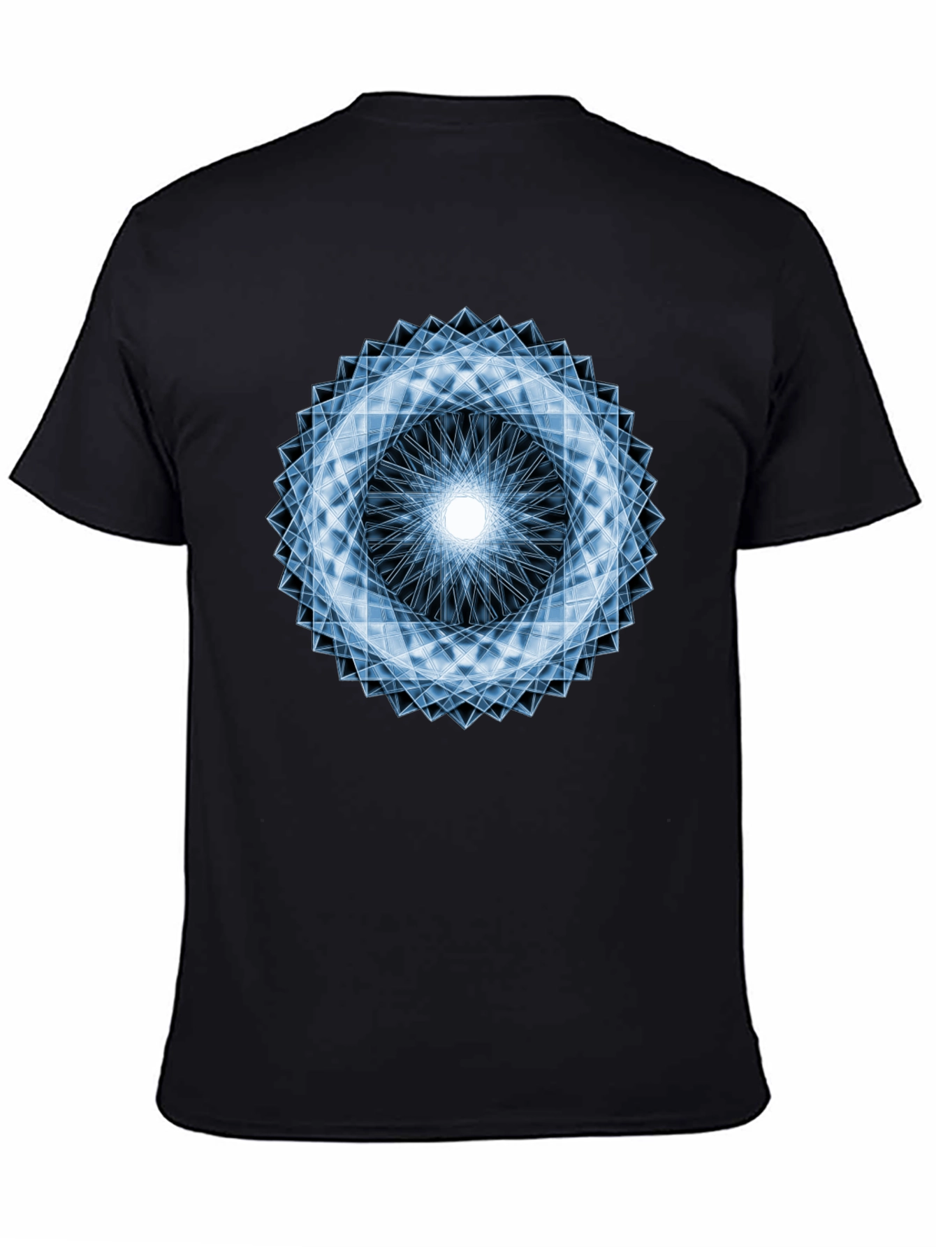 Geometric Lightburst Graphic Tee - Modern Design