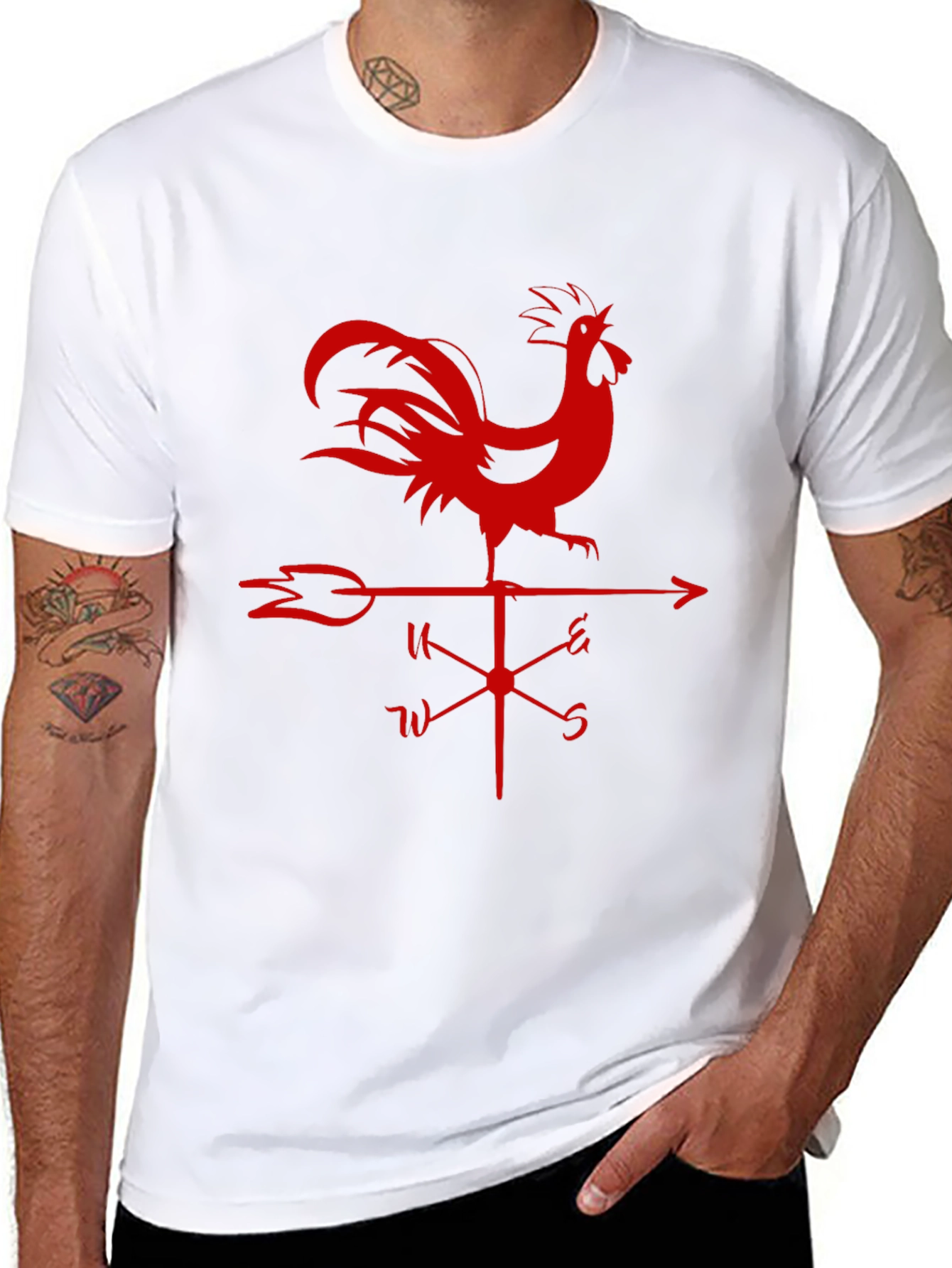 Rooster Weathervane Graphic Tee