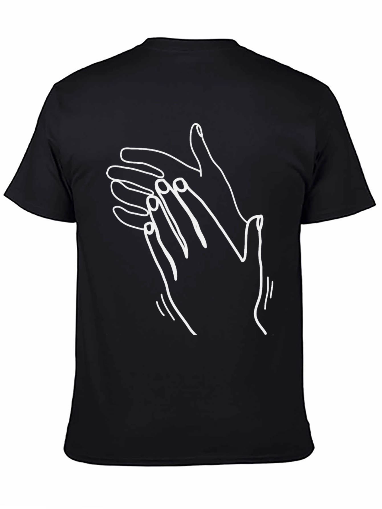 Clapping Hands Graphic Tee - Stylish & Unique Design
