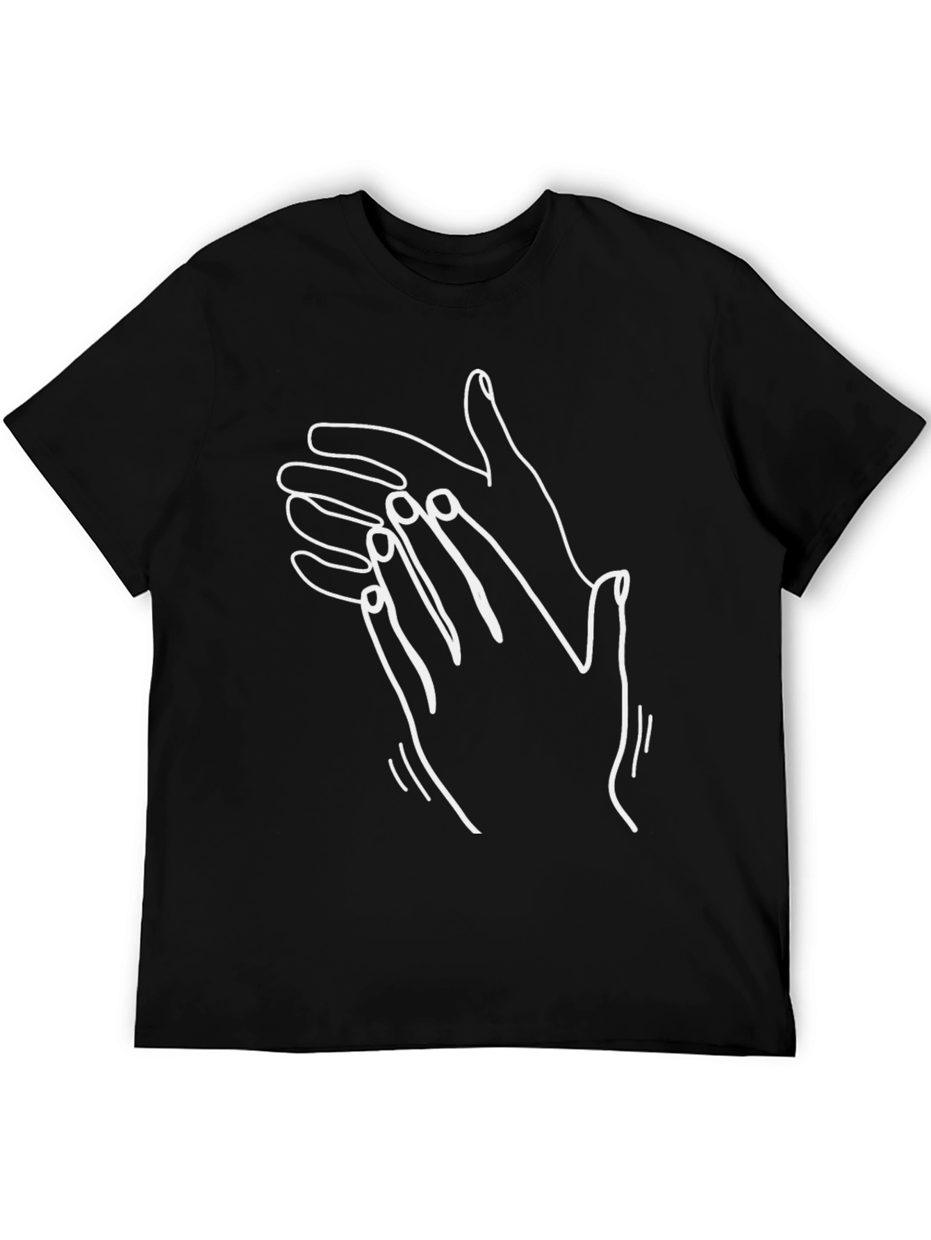 Clapping Hands Graphic Tee - Stylish & Unique Design