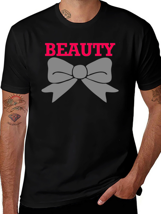 Beauty Bow Graphic Tee - Stylish Casual Wear