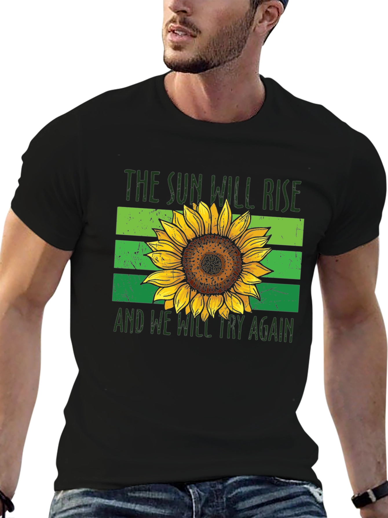 Sunflower Rise T-Shirt - Hopeful Graphic Tee