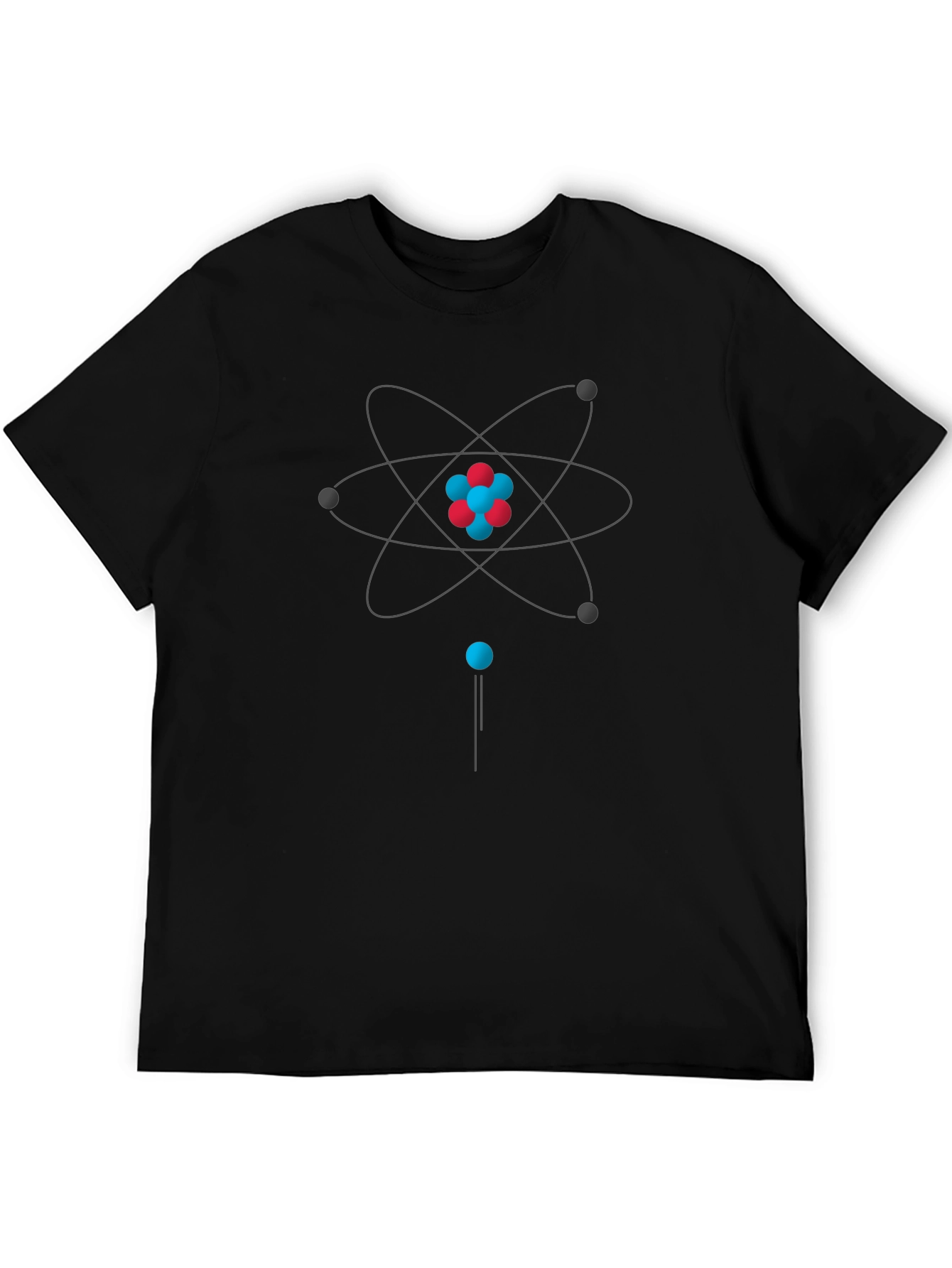 Atom Graphic Black T-Shirt