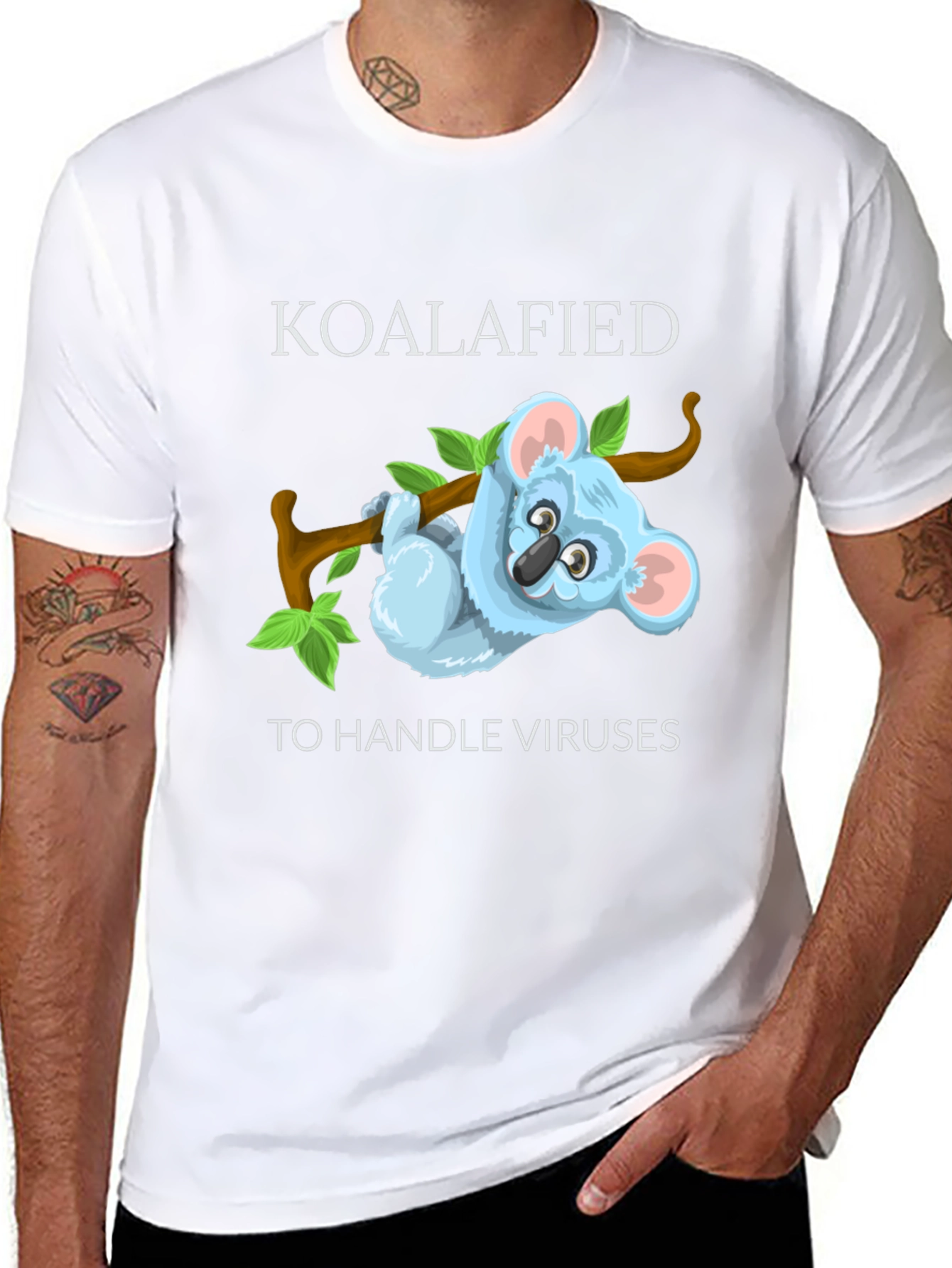 Koalafied to Handle Viruses T-Shirt