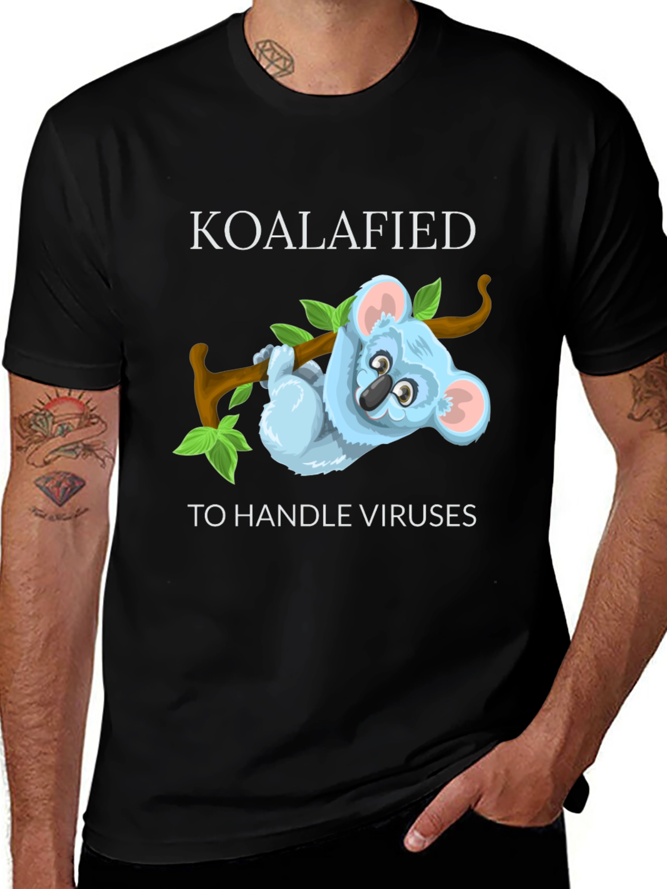 Koalafied to Handle Viruses T-Shirt