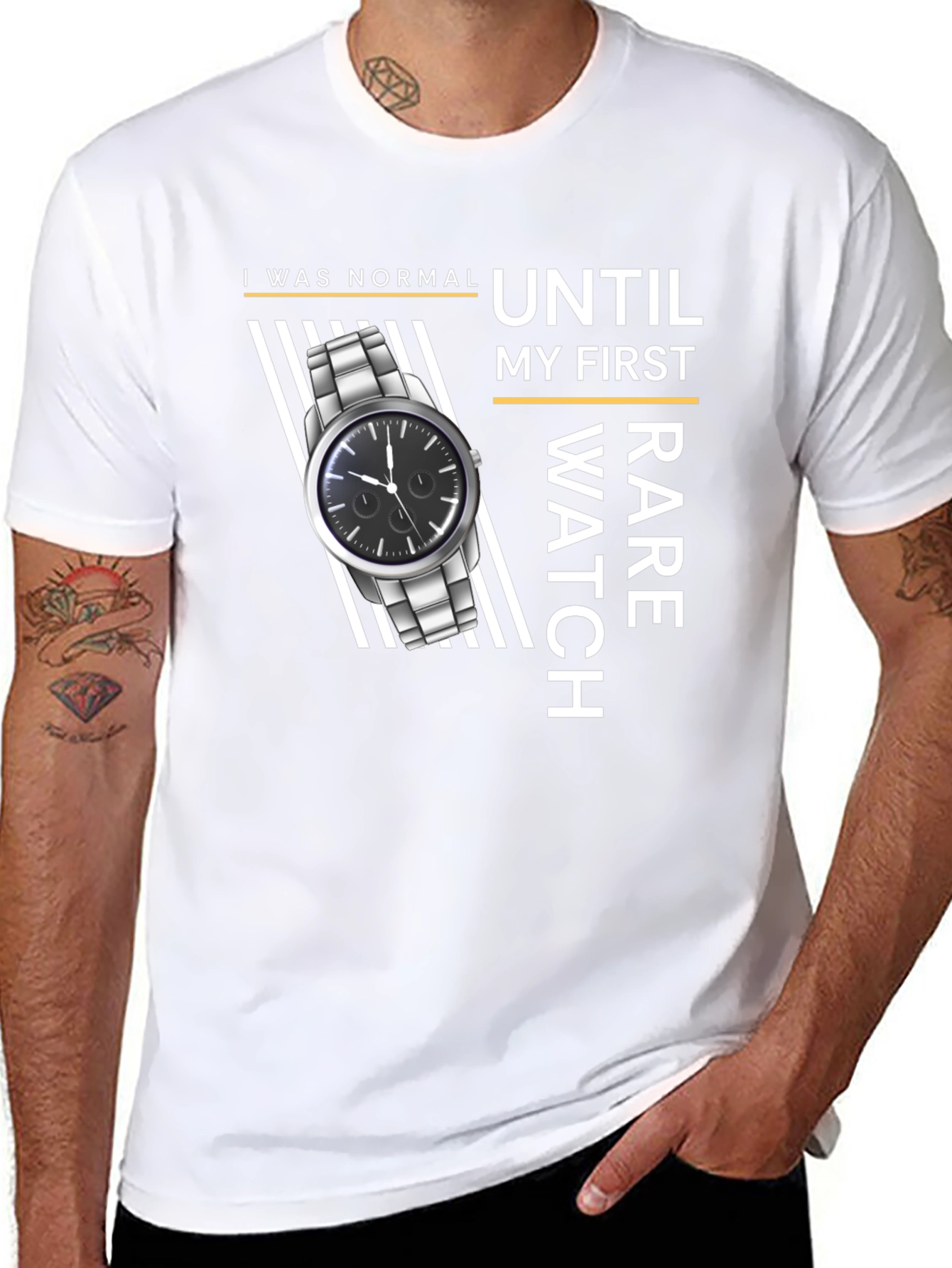 Rare Watch Graphic Tee - Unique Style