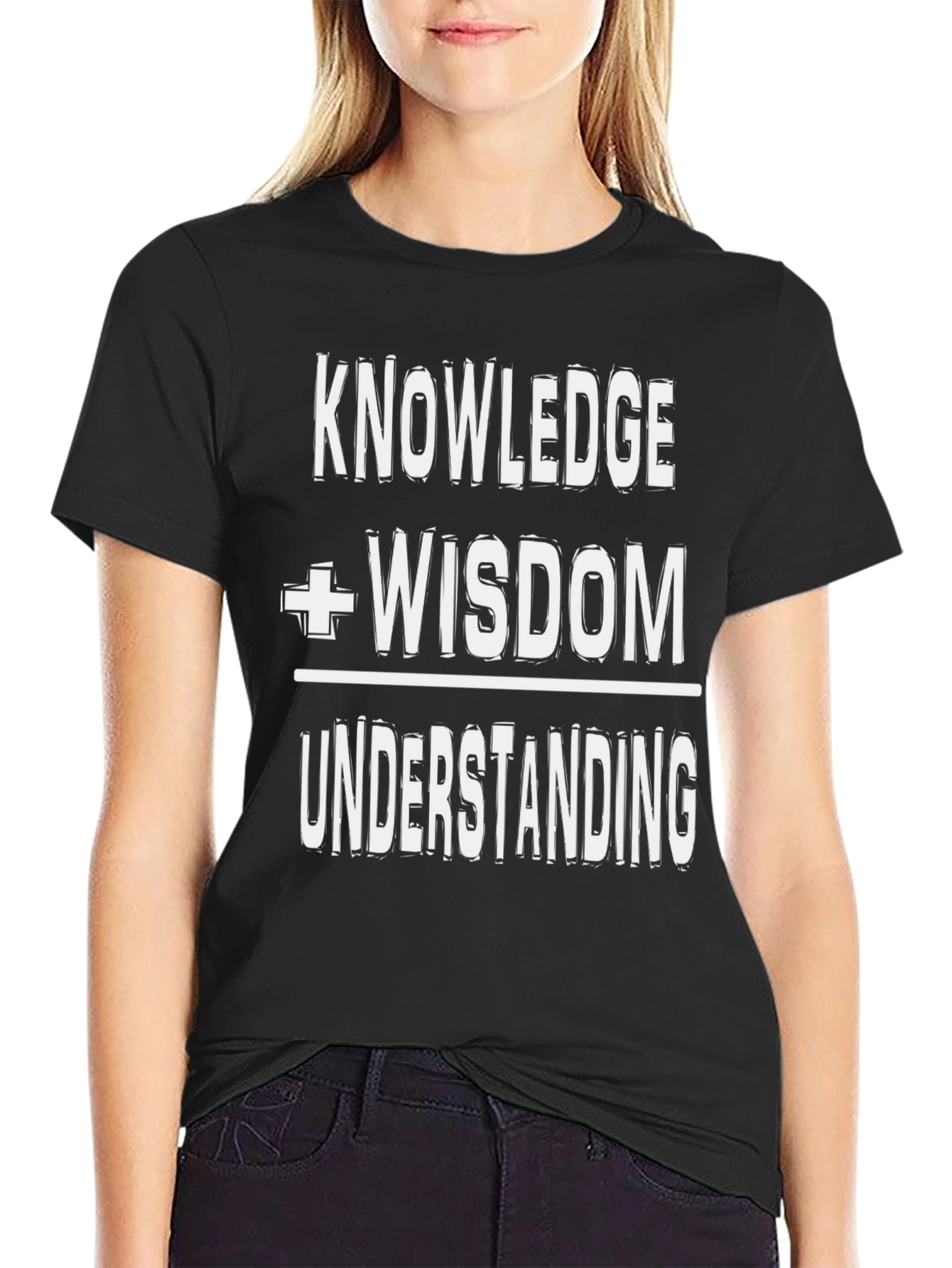 Knowledge + Wisdom = Understanding Graphic Tee