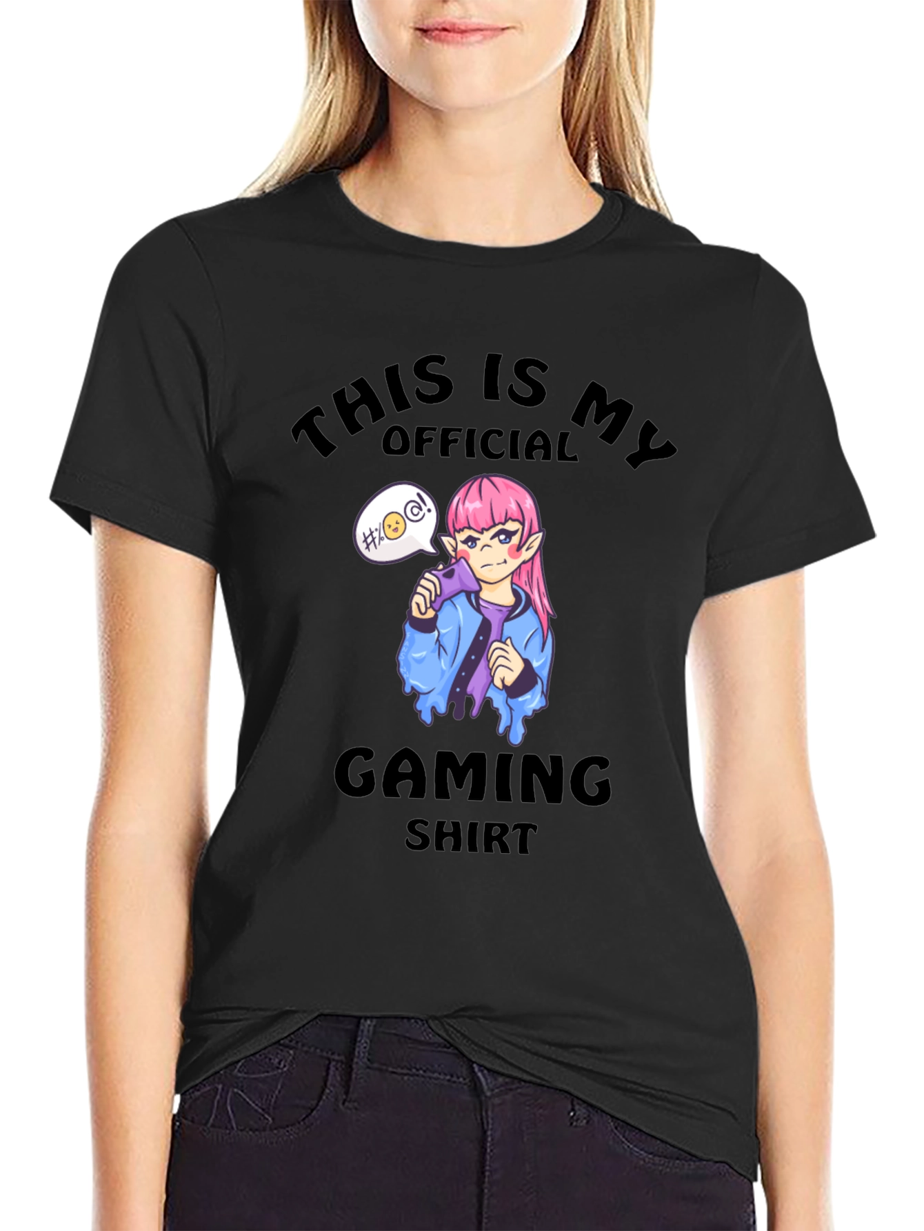 Official Gaming Shirt - Gamer Girl Design