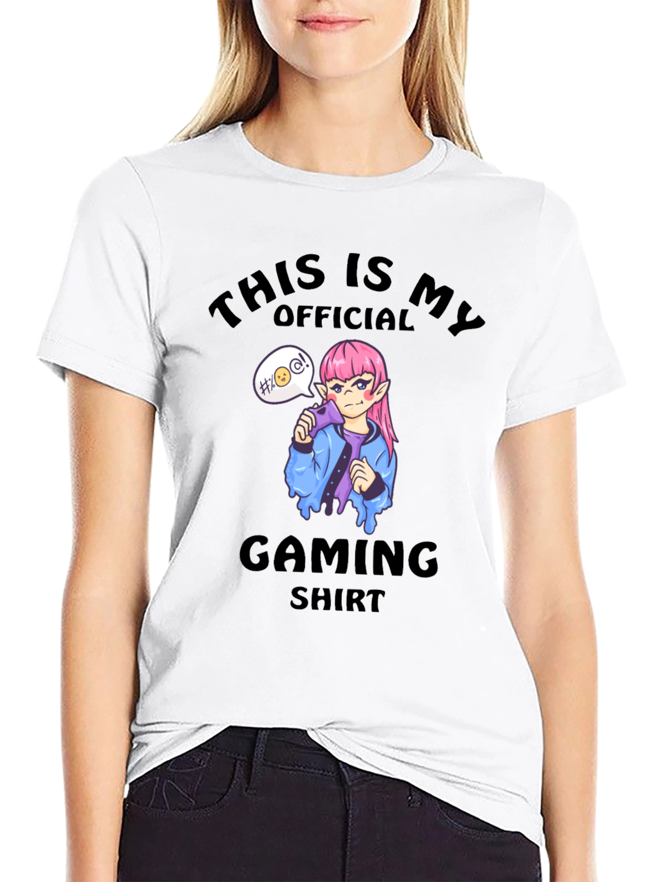 Official Gaming Shirt - Gamer Girl Design